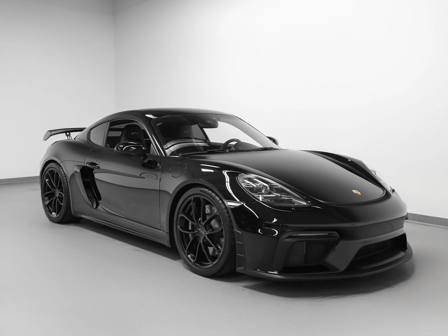 2021 Porsche 718 Cayman GT4 Manual for sale, exterior, Black