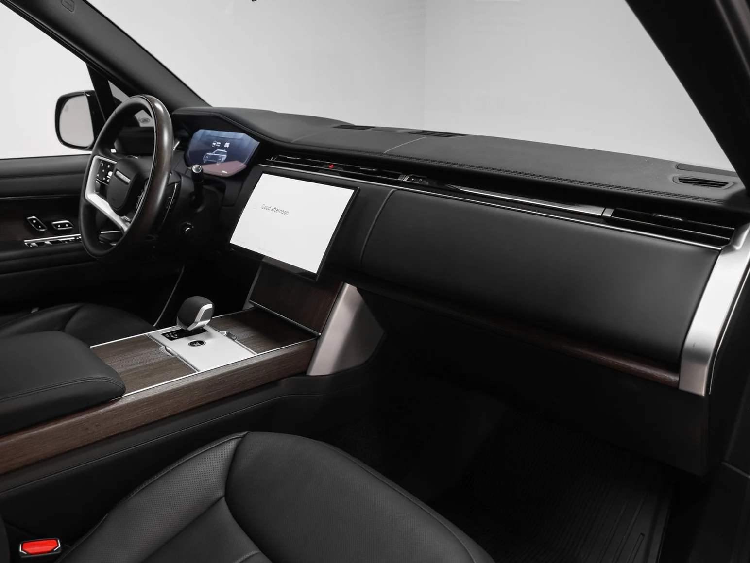 2025 Land Rover Range Rover Plug-In Hybrid Autobiography interior, Ebony / Ebony leather