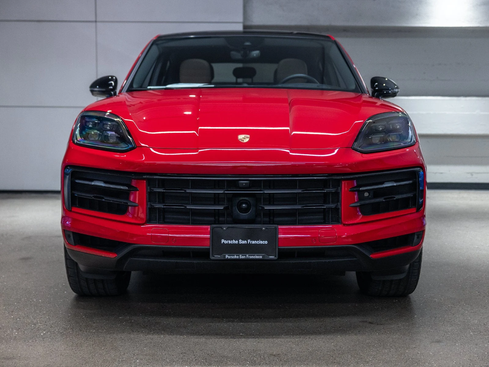2025 Porsche Cayenne E-Hybrid Coupe for sale, exterior, Carmine Red