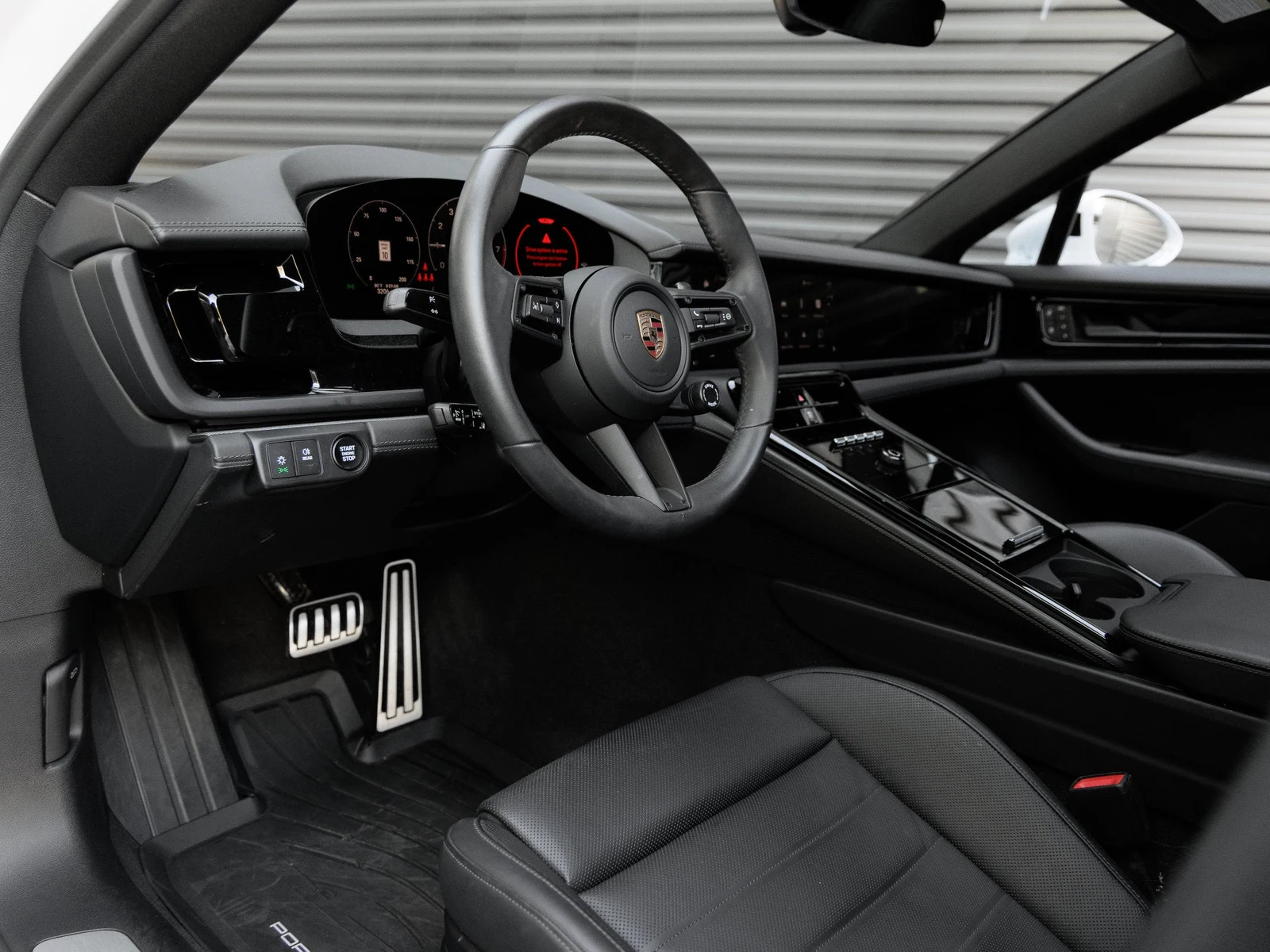 2025 Porsche Panamera interior, dashboard, Black leather