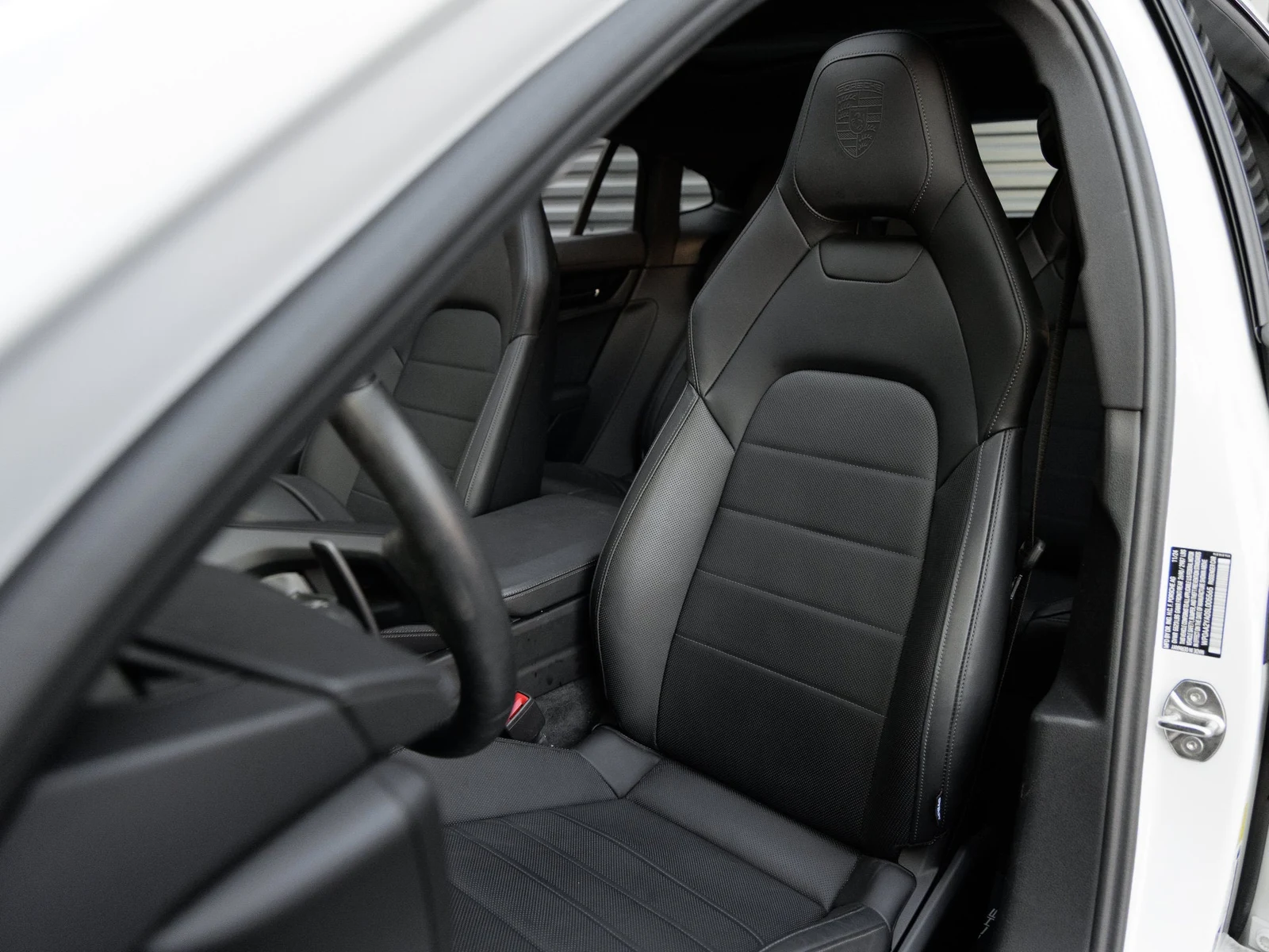 2025 Porsche Panamera interior, seats, Black leather