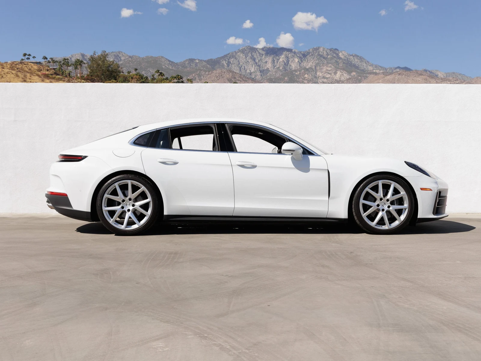 2025 Porsche Panamera, side profile, Carrara White Metallic