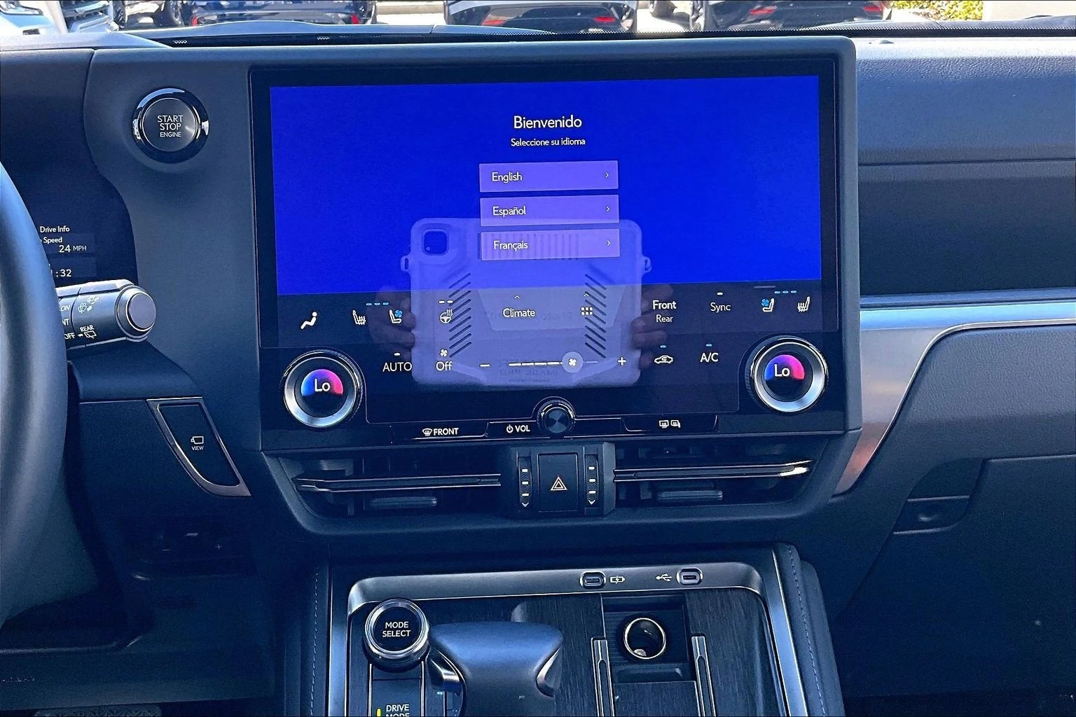 2026 Lexus GX 550 Luxury+ interior, Tan semi-aniline leather