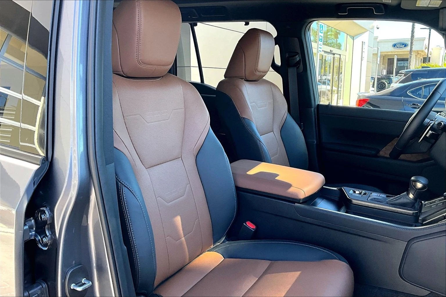 2026 Lexus GX 550 Luxury+ interior, seats, Tan semi-aniline leather