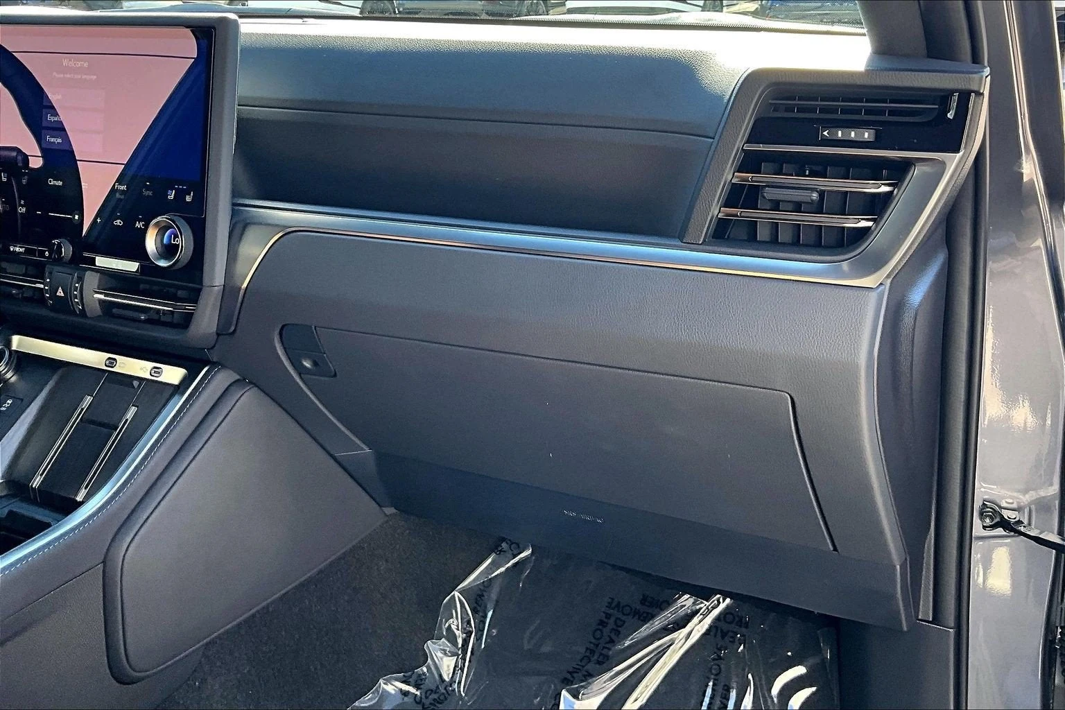 2026 Lexus GX 550 Luxury+ interior, door panel, Tan semi-aniline leather