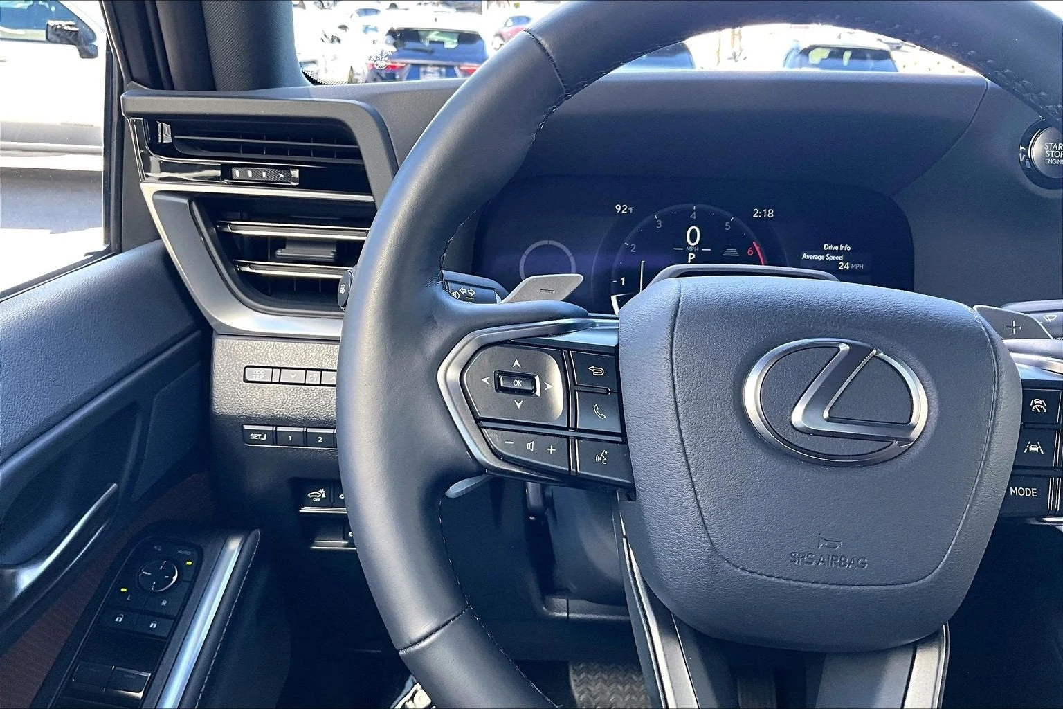 2026 Lexus GX 550 Luxury+ interior, Tan semi-aniline leather