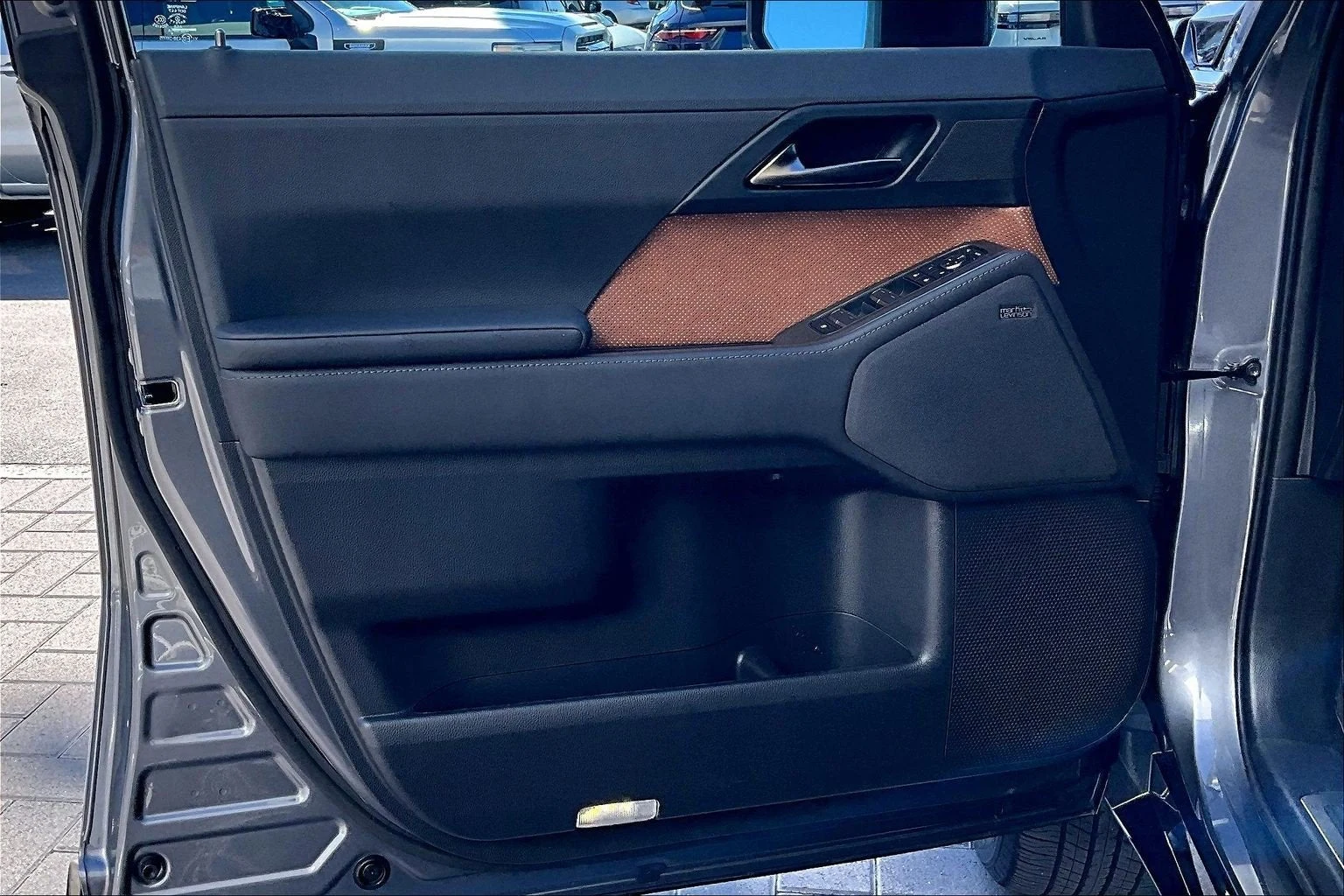 2026 Lexus GX 550 Luxury+ interior, door panel, Tan semi-aniline leather