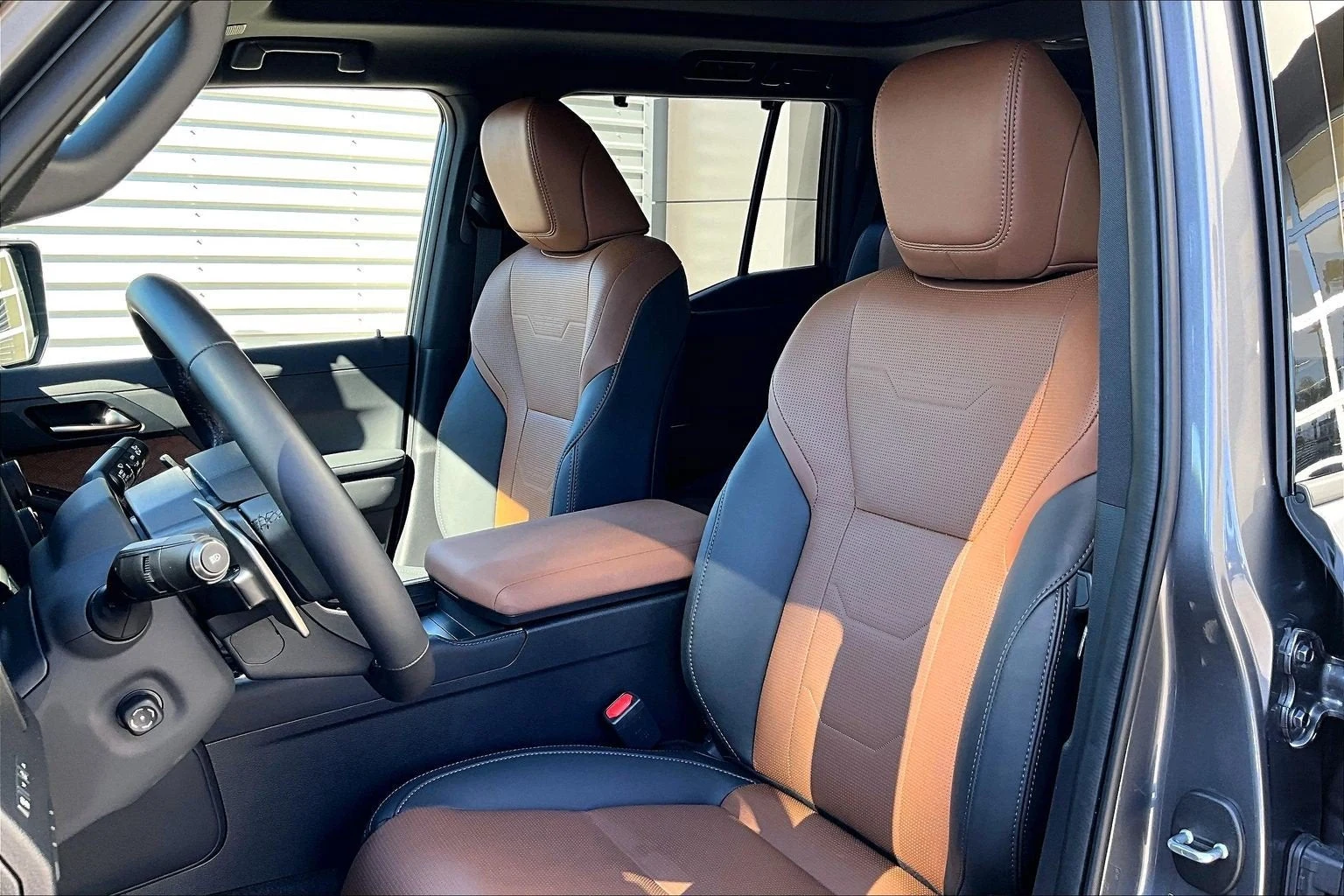 2026 Lexus GX 550 Luxury+ interior, seats, Tan semi-aniline leather