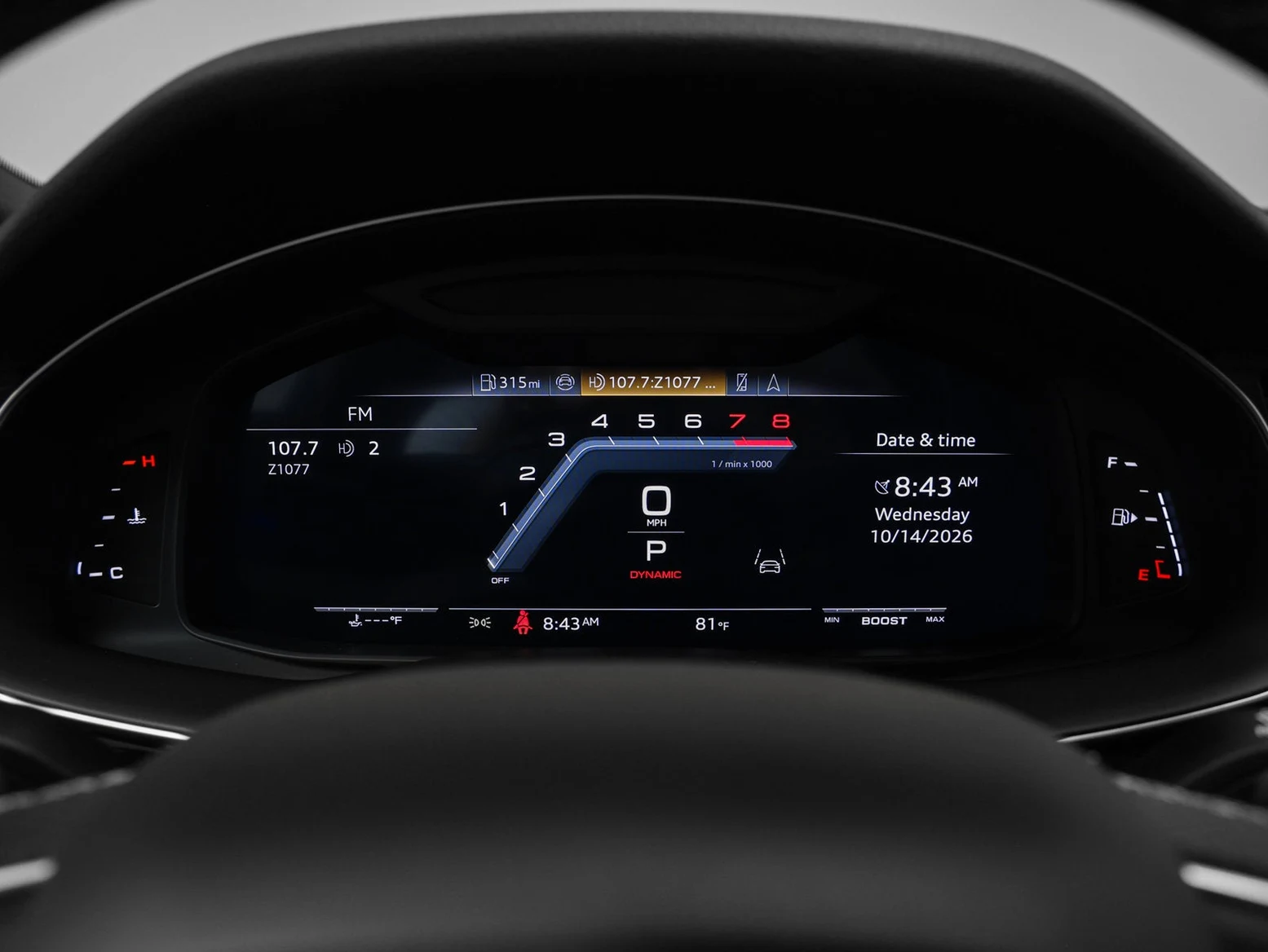 2026 Audi SQ8 4.0T Premium Plus quattro interior