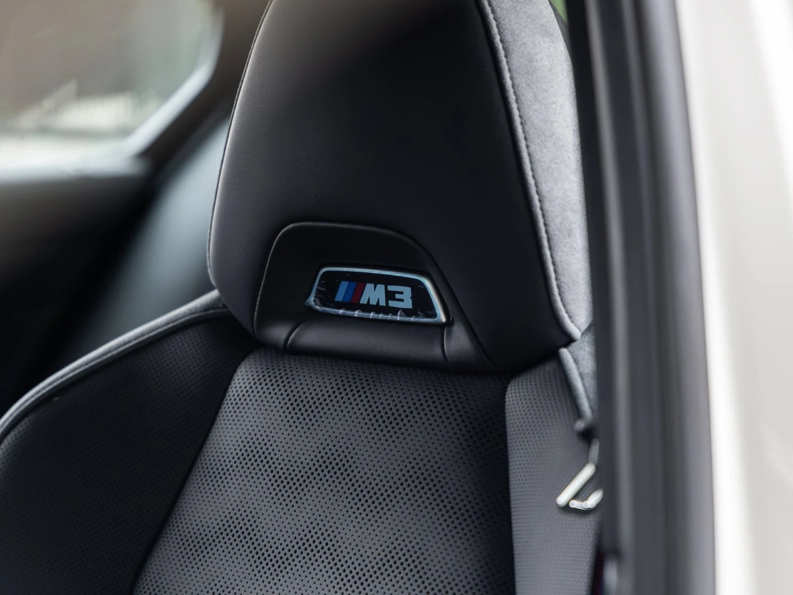 2026 BMW M3 Competition Sedan interior, Black Full Merino leather