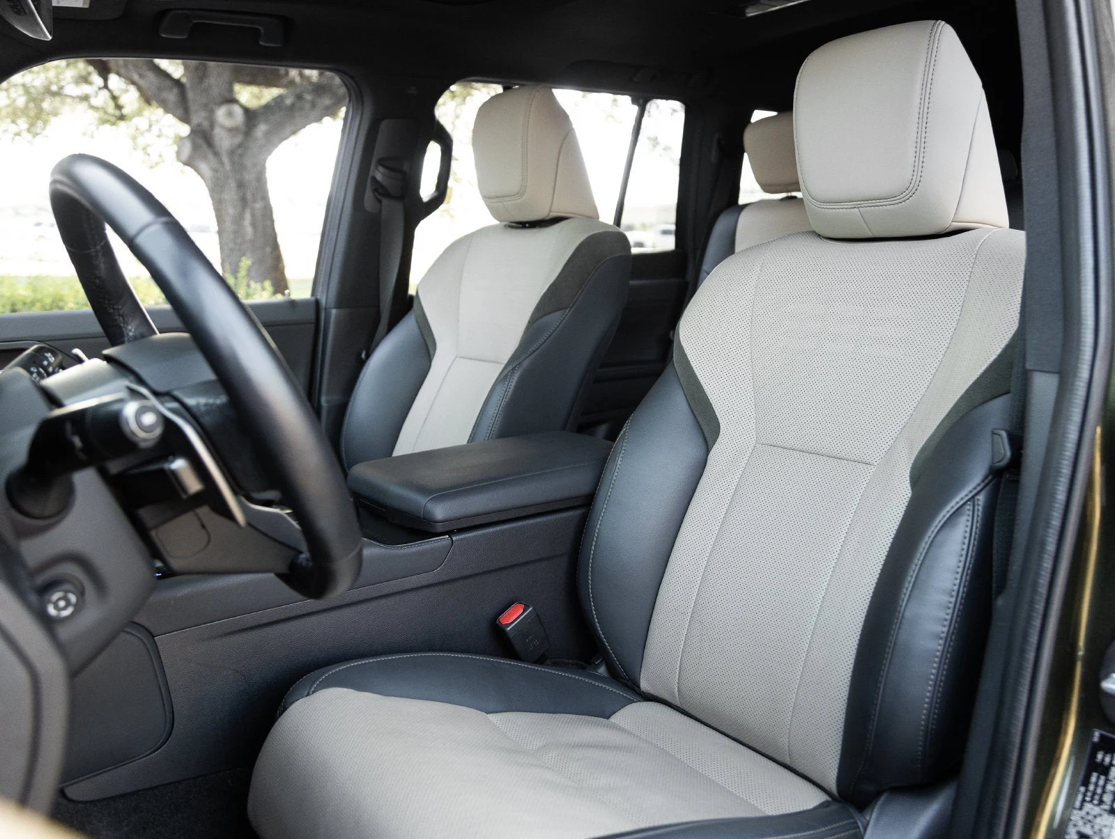 2024 Lexus GX 550 interior, seats, Chateau / Olive NuLuxe