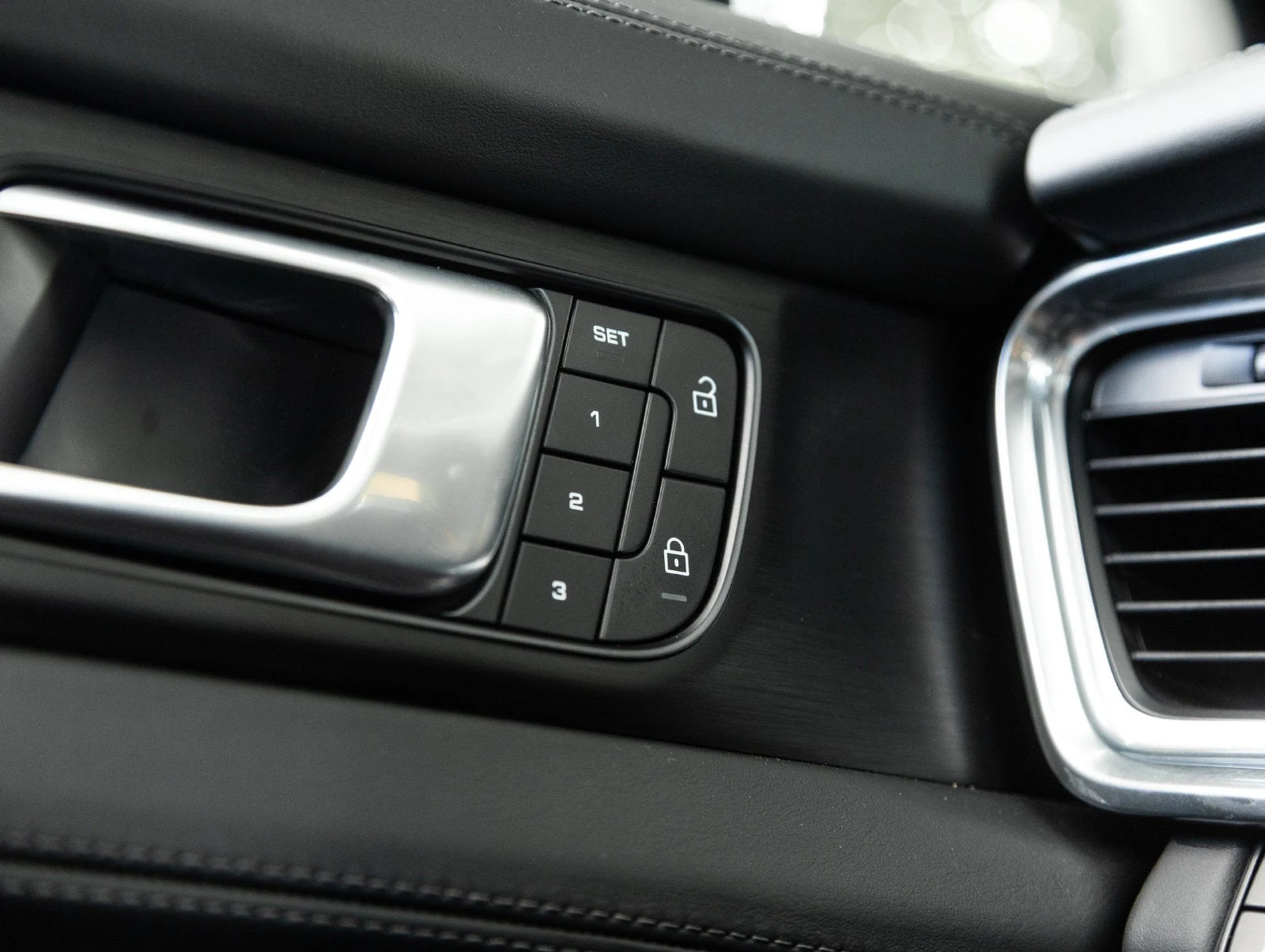 2023 Porsche Panamera Platinum Edition interior, center console, Black leather