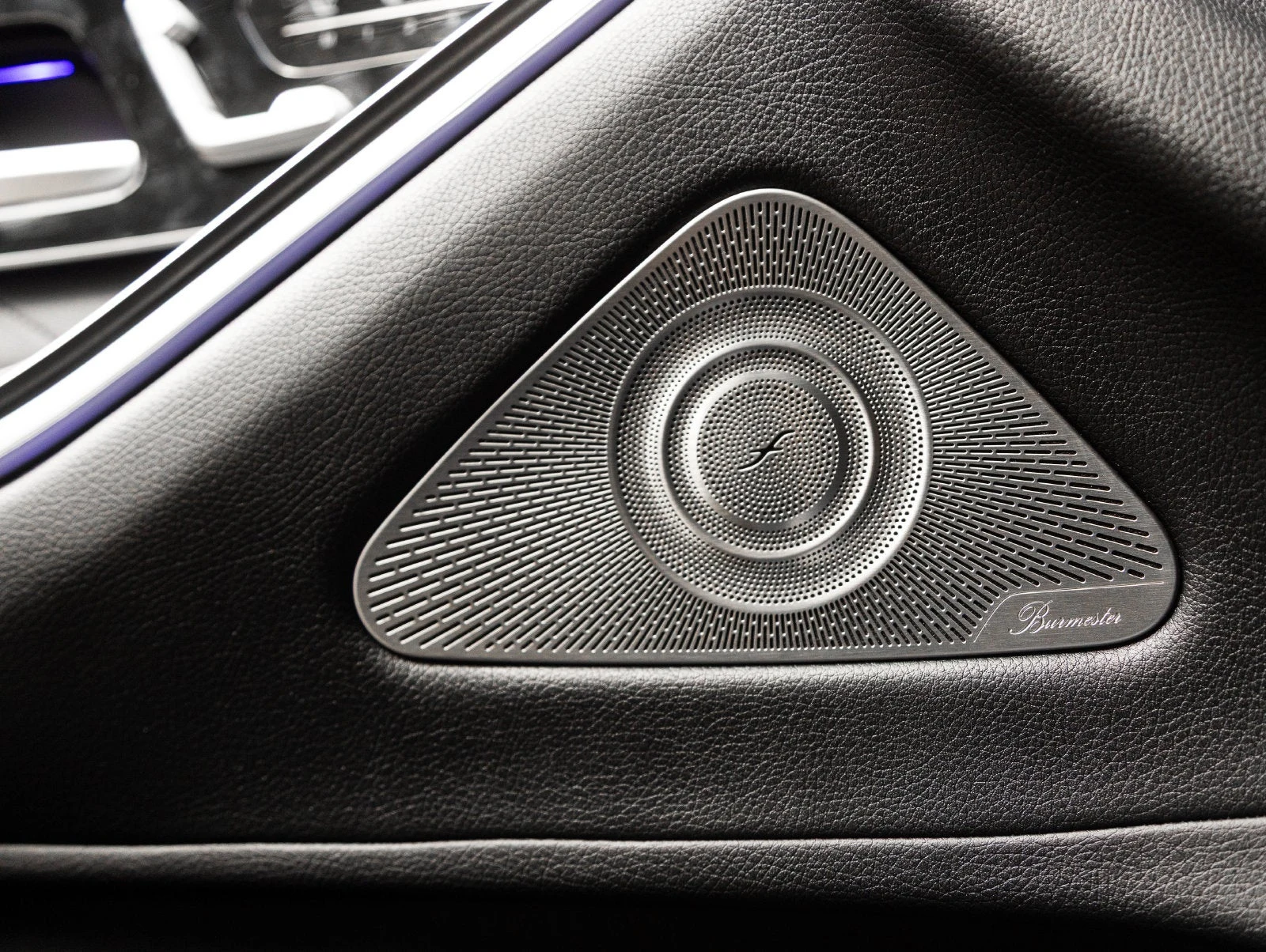 2023 Mercedes-Benz S 580 4MATIC interior, door panel, Black Nappa leather
