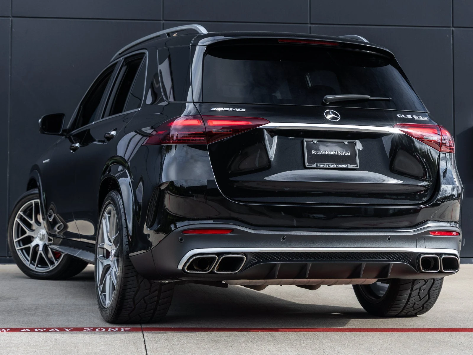 2024 Mercedes-Benz AMG GLE 63 S 4MATIC+, rear three-quarter view, Black