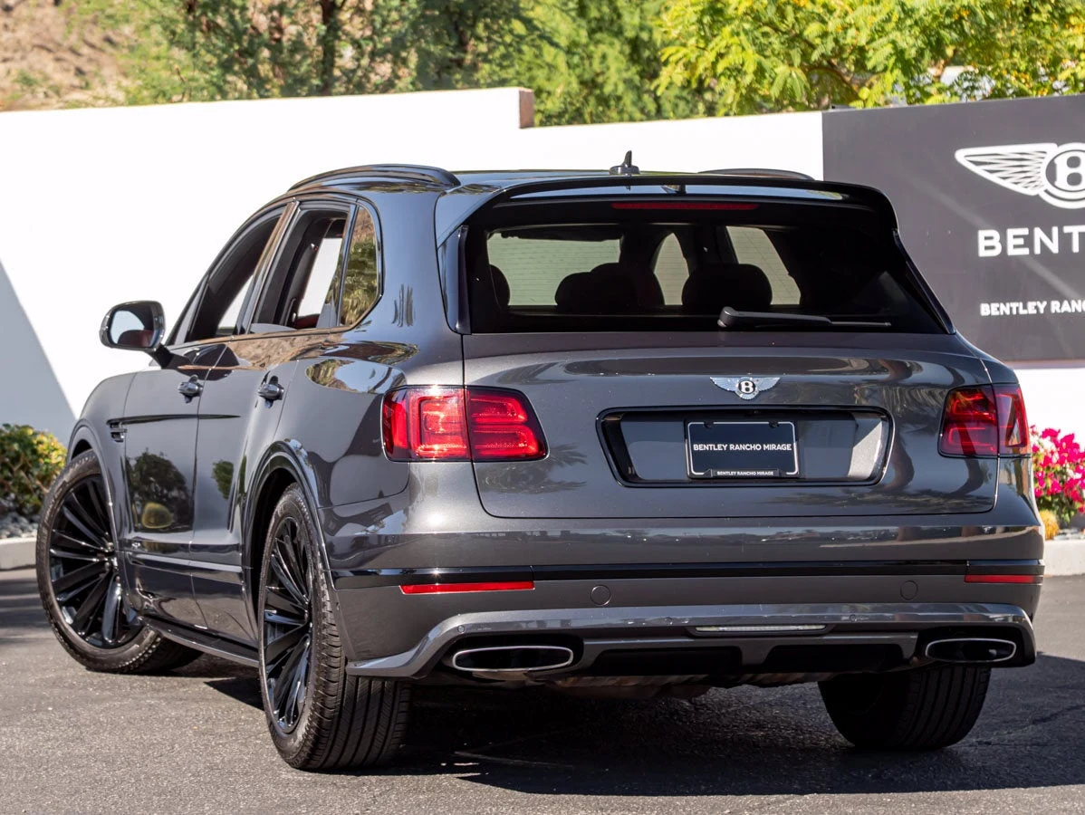 2020 Bentley Bentayga Speed, rear three-quarter view, Anthracite
