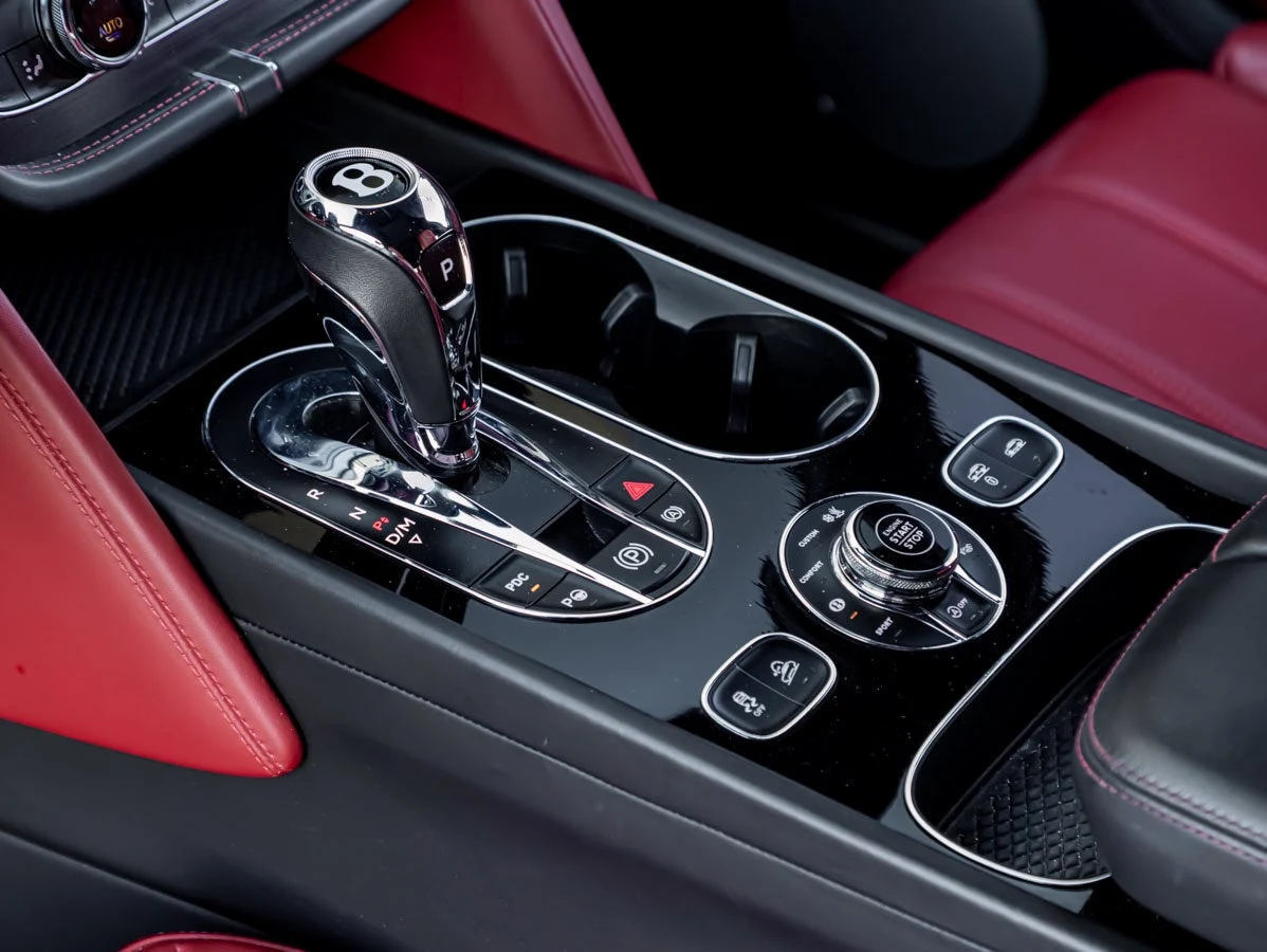 2020 Bentley Bentayga Speed interior, center console, Hotspur hide