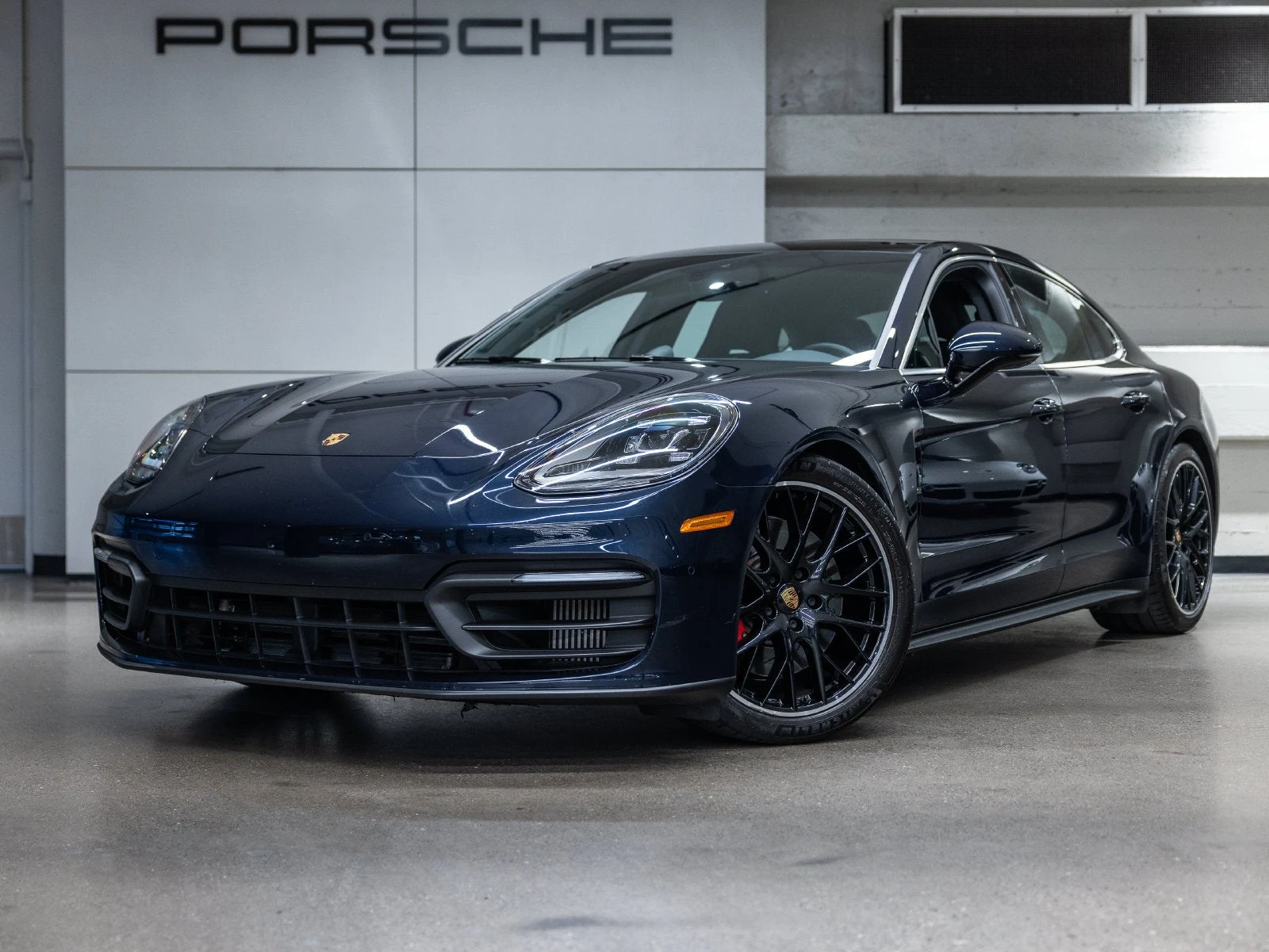 2022 Porsche Panamera 4S for sale, exterior, Night Blue Metallic