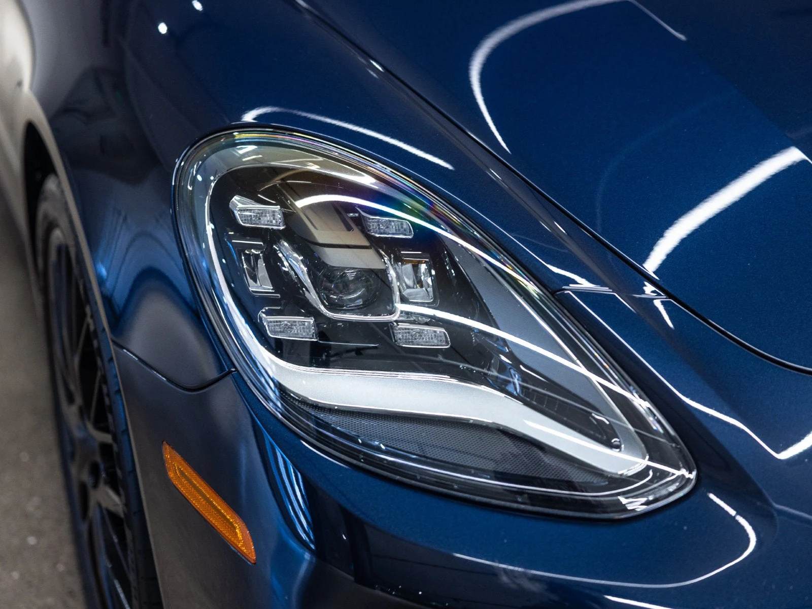 2022 Porsche Panamera 4S for sale, exterior, Night Blue Metallic