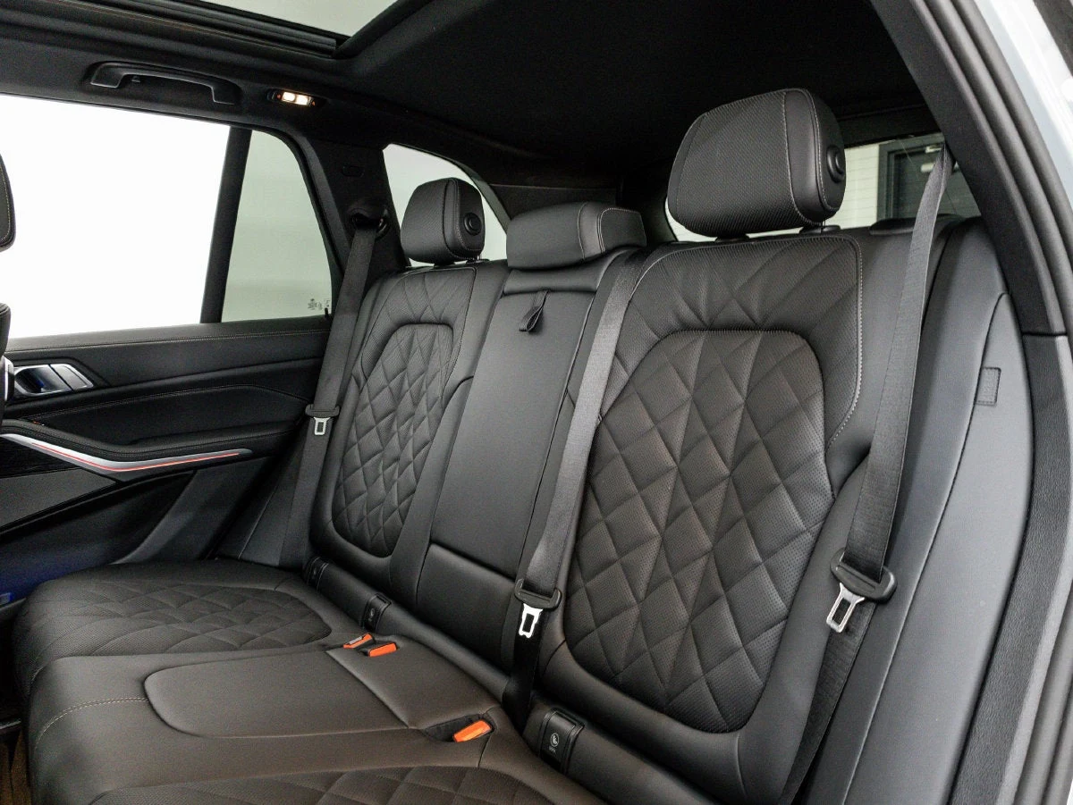 2026 BMW X5 xDrive50e interior, seats, Black Sensafin with decorative stitching