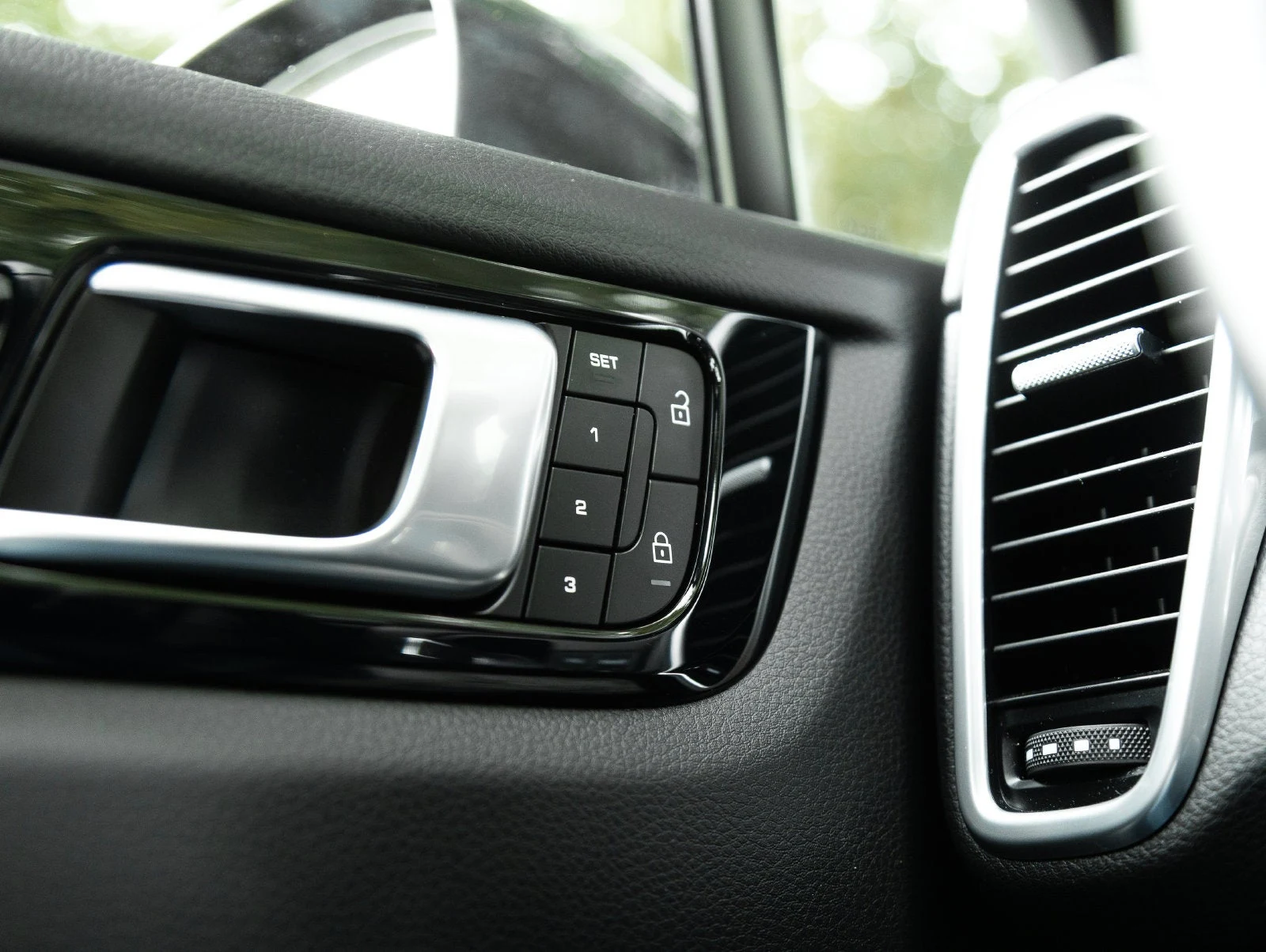 2023 Porsche Cayenne S Platinum Edition interior, door panel, Black standard interior