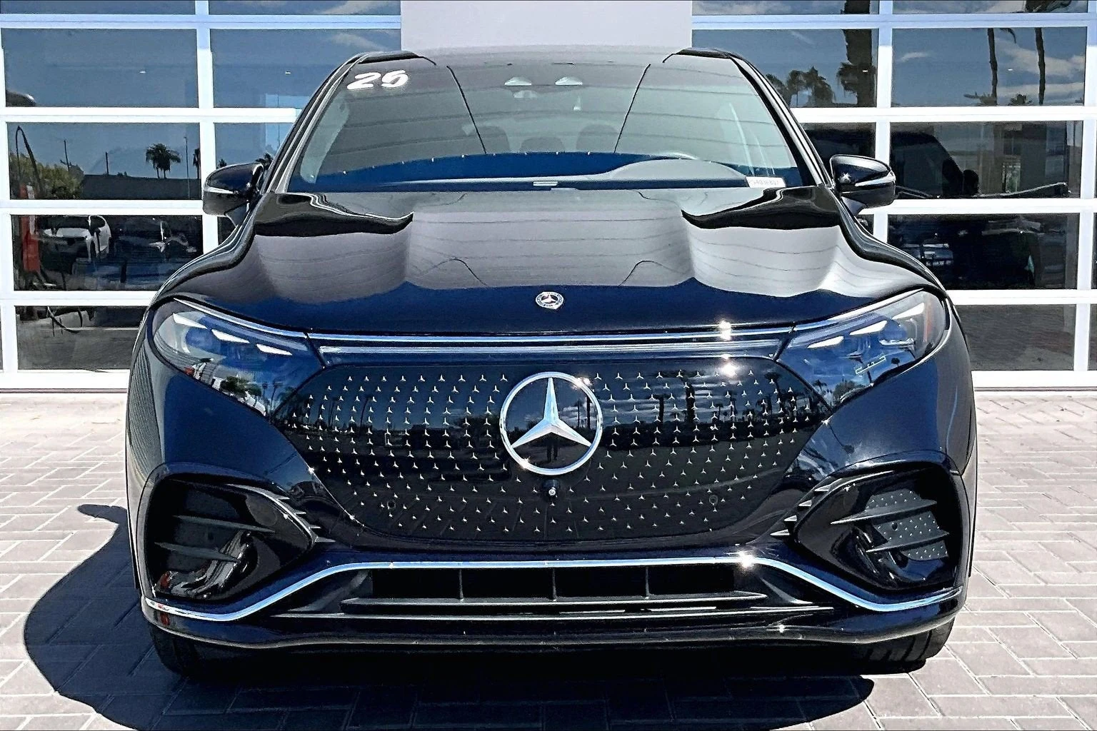 2025 Mercedes-Benz EQS 450 4MATIC SUV for sale, exterior, Obsidian Black Metallic