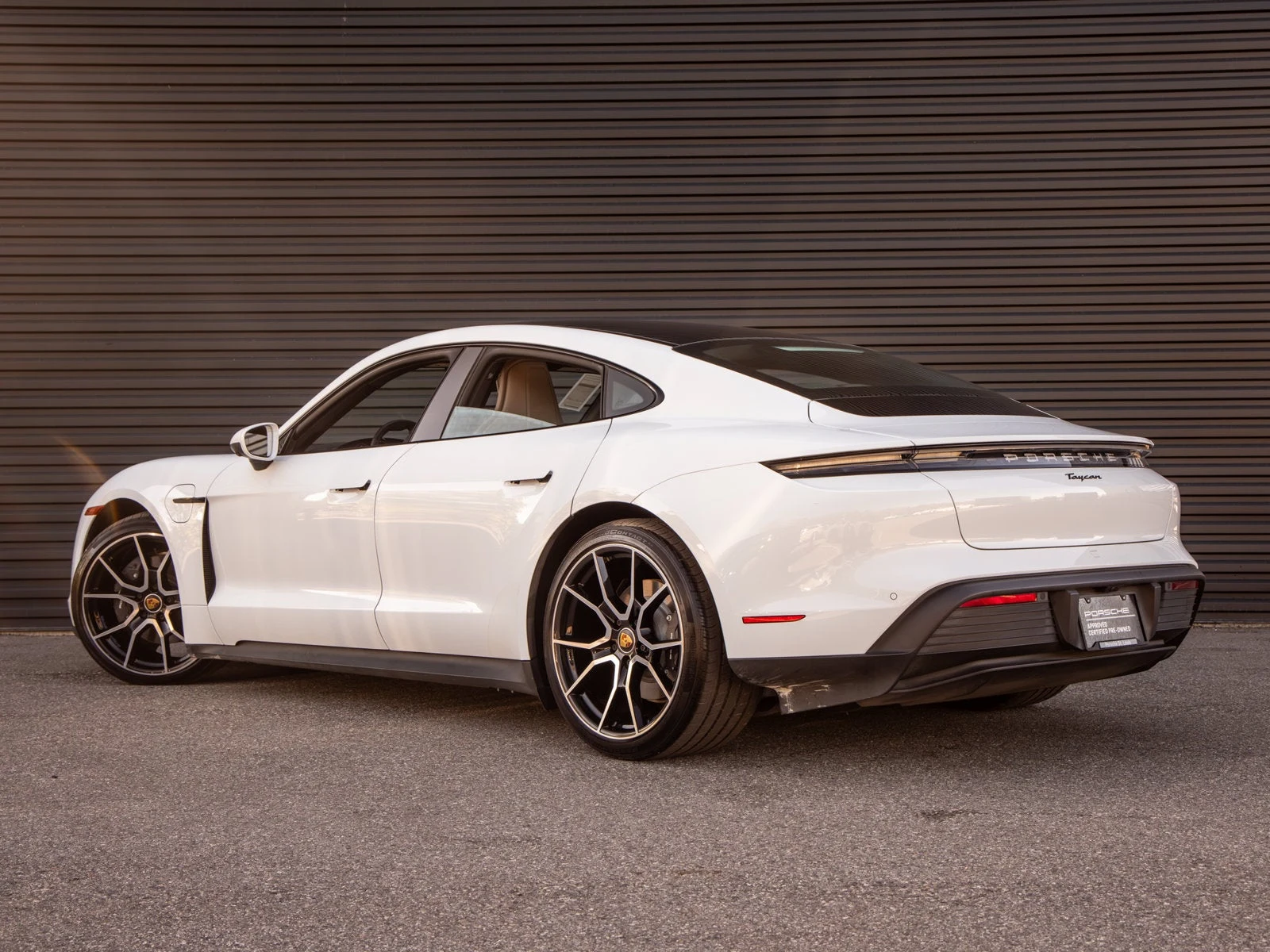 2023 Porsche Taycan for sale, exterior, Carrara White Metallic