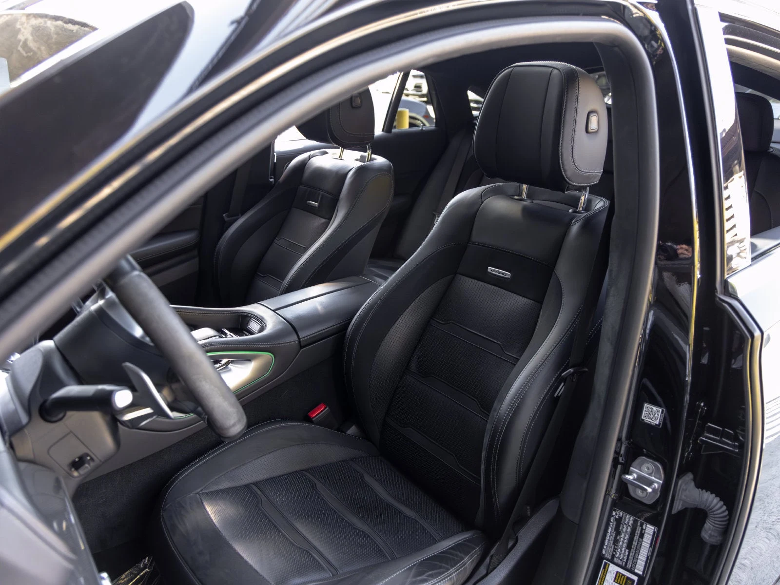 2021 Mercedes-Benz AMG GLE 63 S 4MATIC Coupe interior, seats, Black, observed in seller photographs