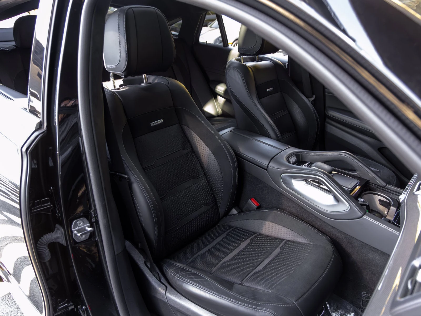 2021 Mercedes-Benz AMG GLE 63 S 4MATIC Coupe interior, seats, Black, observed in seller photographs