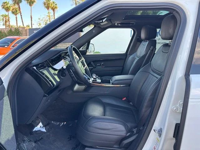 2023 Land Rover Range Rover Sport SE interior, seats, Ebony perforated Windsor leather