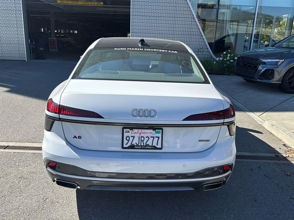 2026 Audi A6 Sedan Premium Plus quattro for sale, exterior, Glacier White Metallic