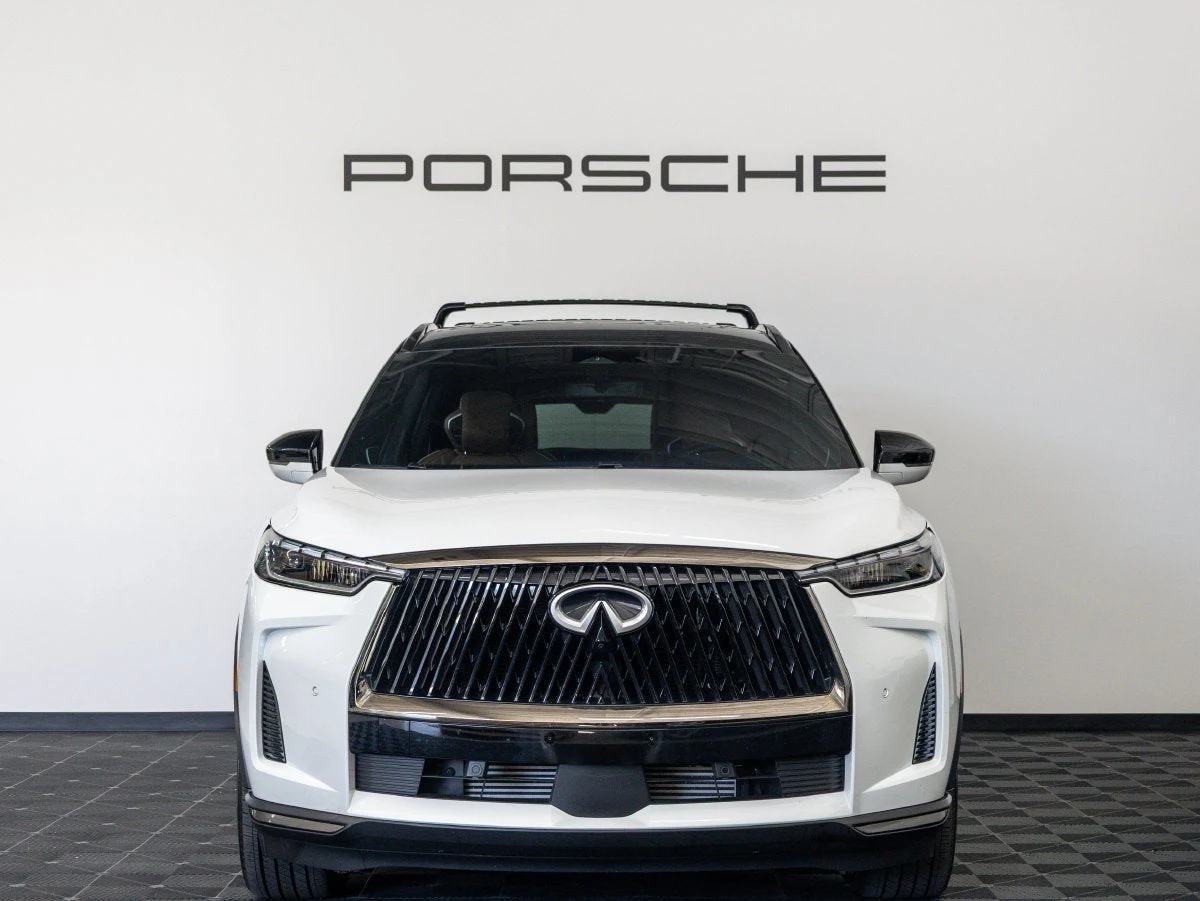 2026 Infiniti QX60 Autograph AWD for sale, exterior, Radiant White / Black Obsidian