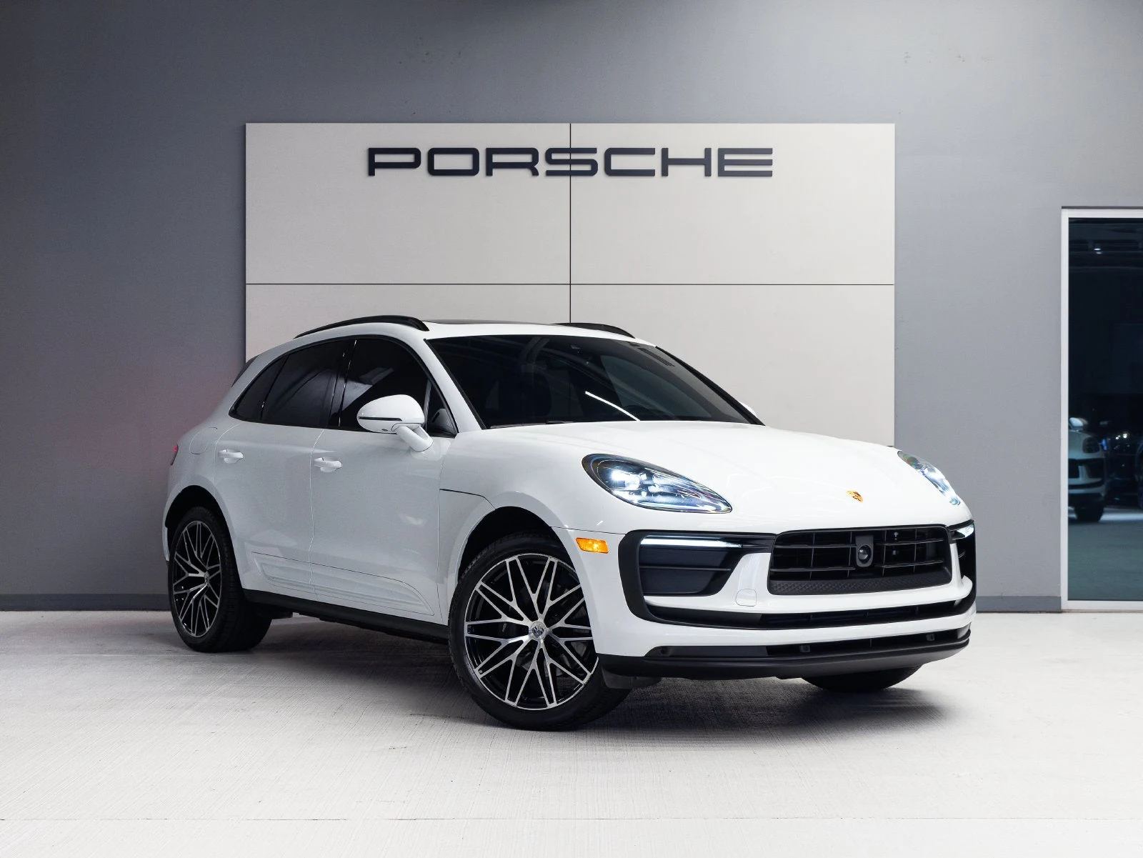 2024 Porsche Macan for sale, front three-quarter view, White