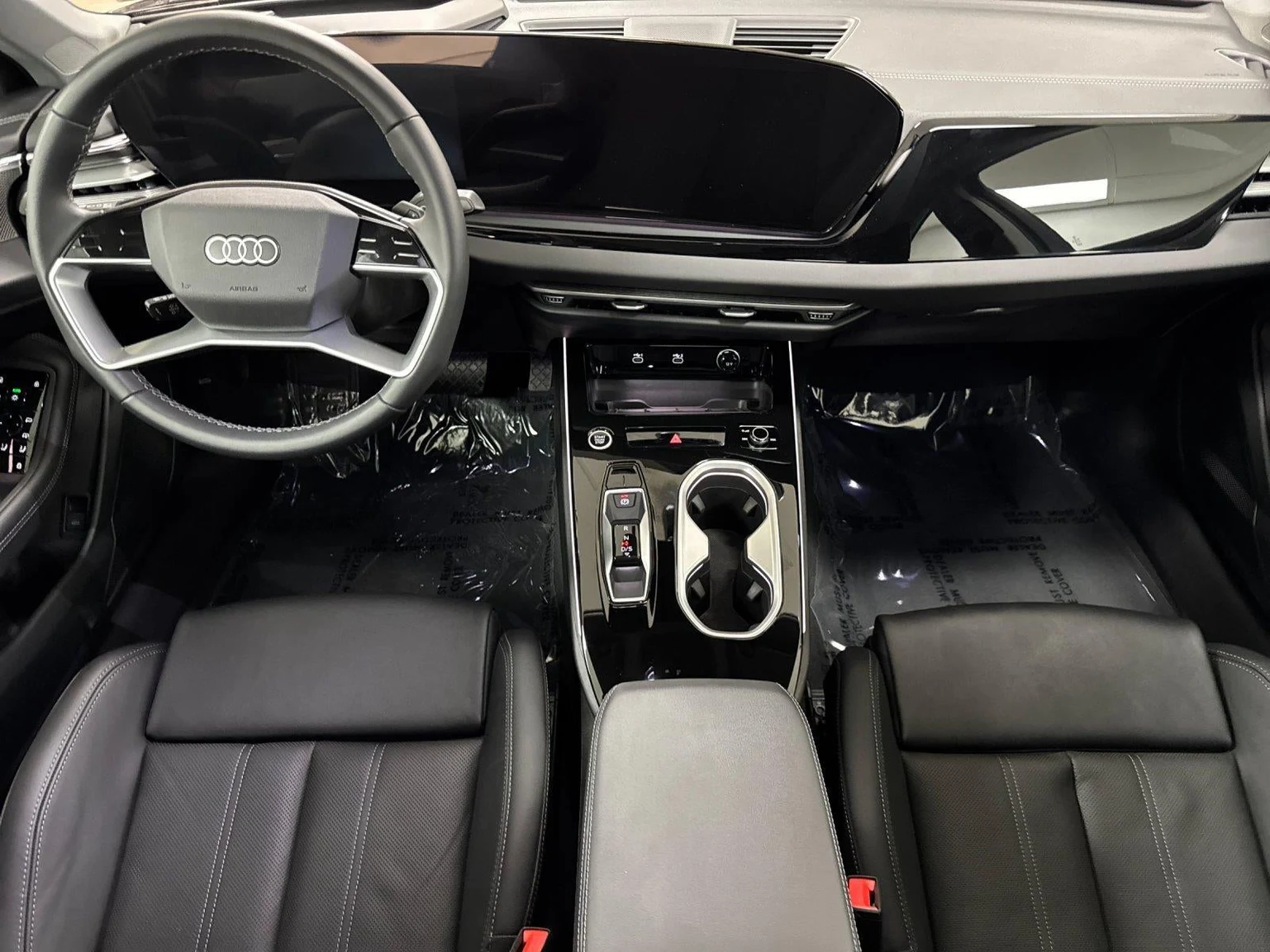 2026 Audi A6 Sedan Premium Plus quattro interior, Black leather
