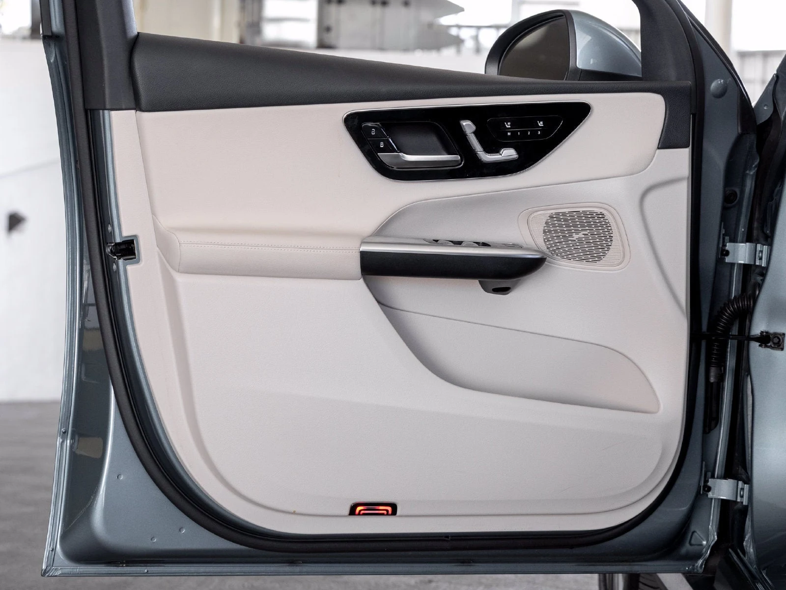 2026 Mercedes-Benz GLC 300 SUV interior, door panel, Macchiato Beige MB-Tex