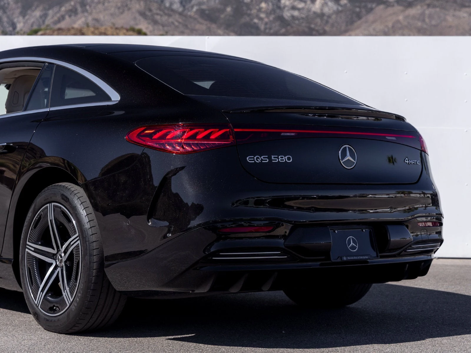 2023 Mercedes-Benz EQS 580 4MATIC Sedan for sale, exterior, Onyx Black Metallic