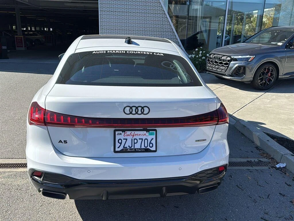 2026 Audi A5 Premium quattro for sale, exterior, Glacier White Metallic
