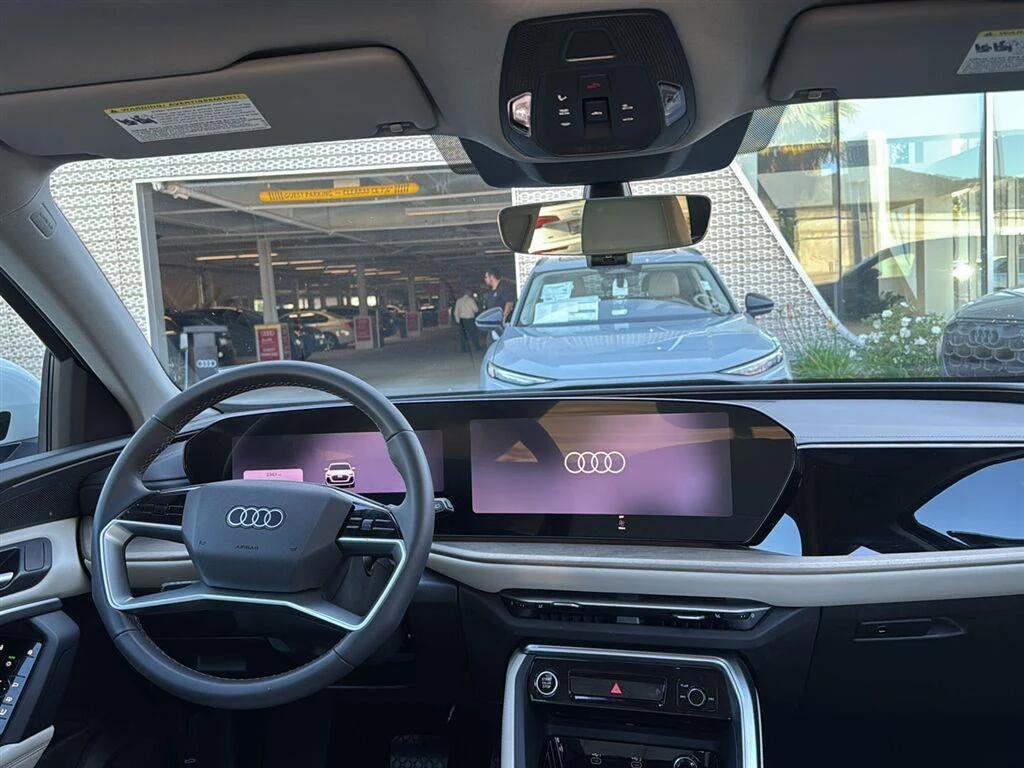 2026 Audi Q5 Premium quattro interior, dashboard, Pearl Beige leather