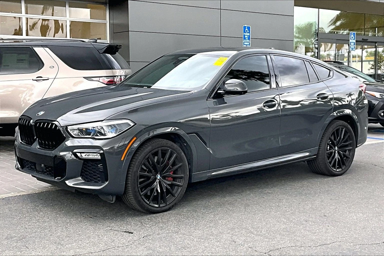2021 BMW X6 M50i for sale, exterior, Dravit Grey Metallic