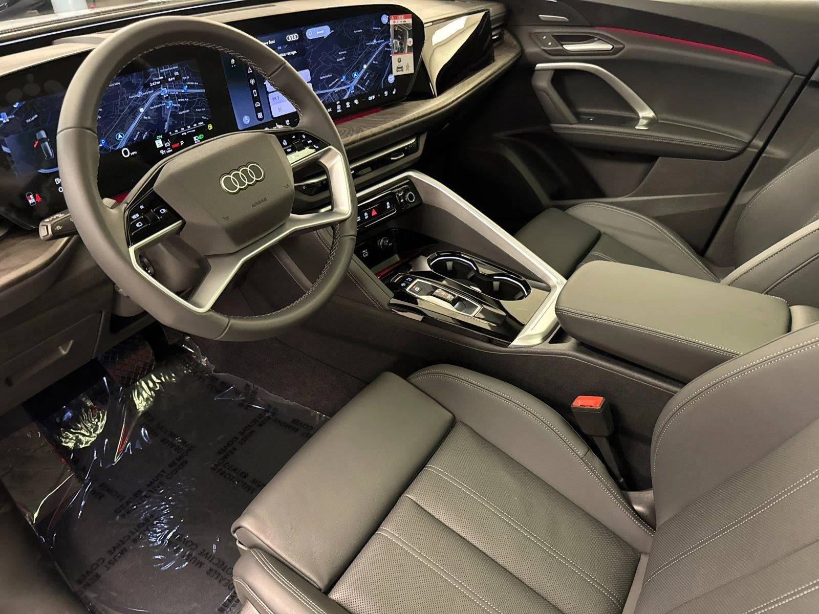 2026 Audi Q5 Premium Plus quattro interior, Black leather