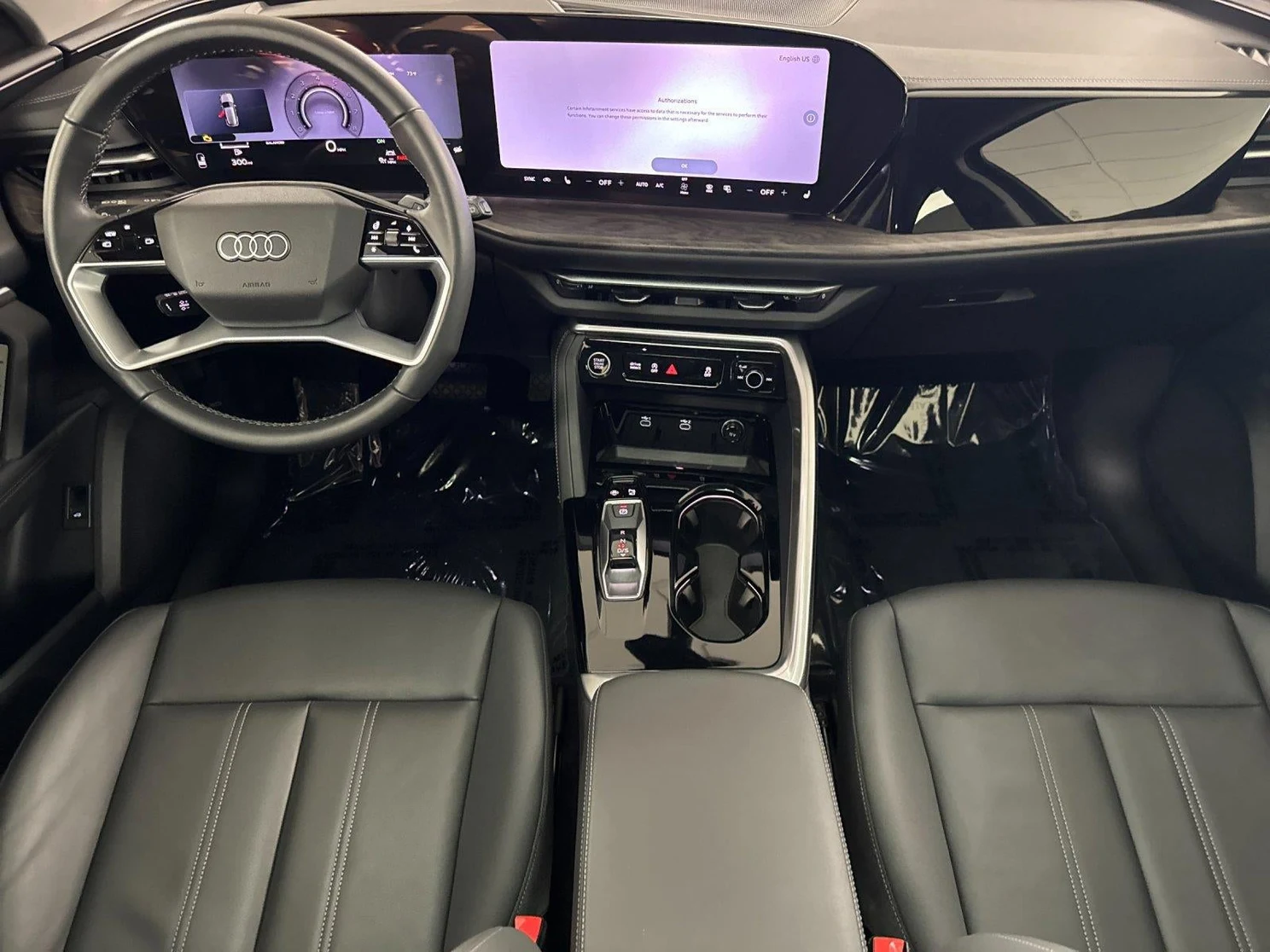 2026 Audi Q5 Premium quattro interior, Black leather