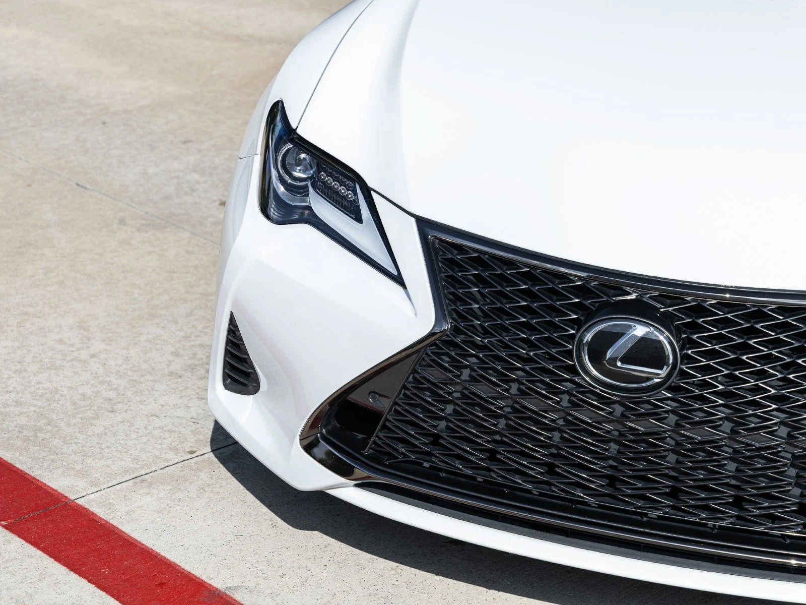 2022 Lexus RC 350 F Sport AWD for sale, exterior, Ultra White