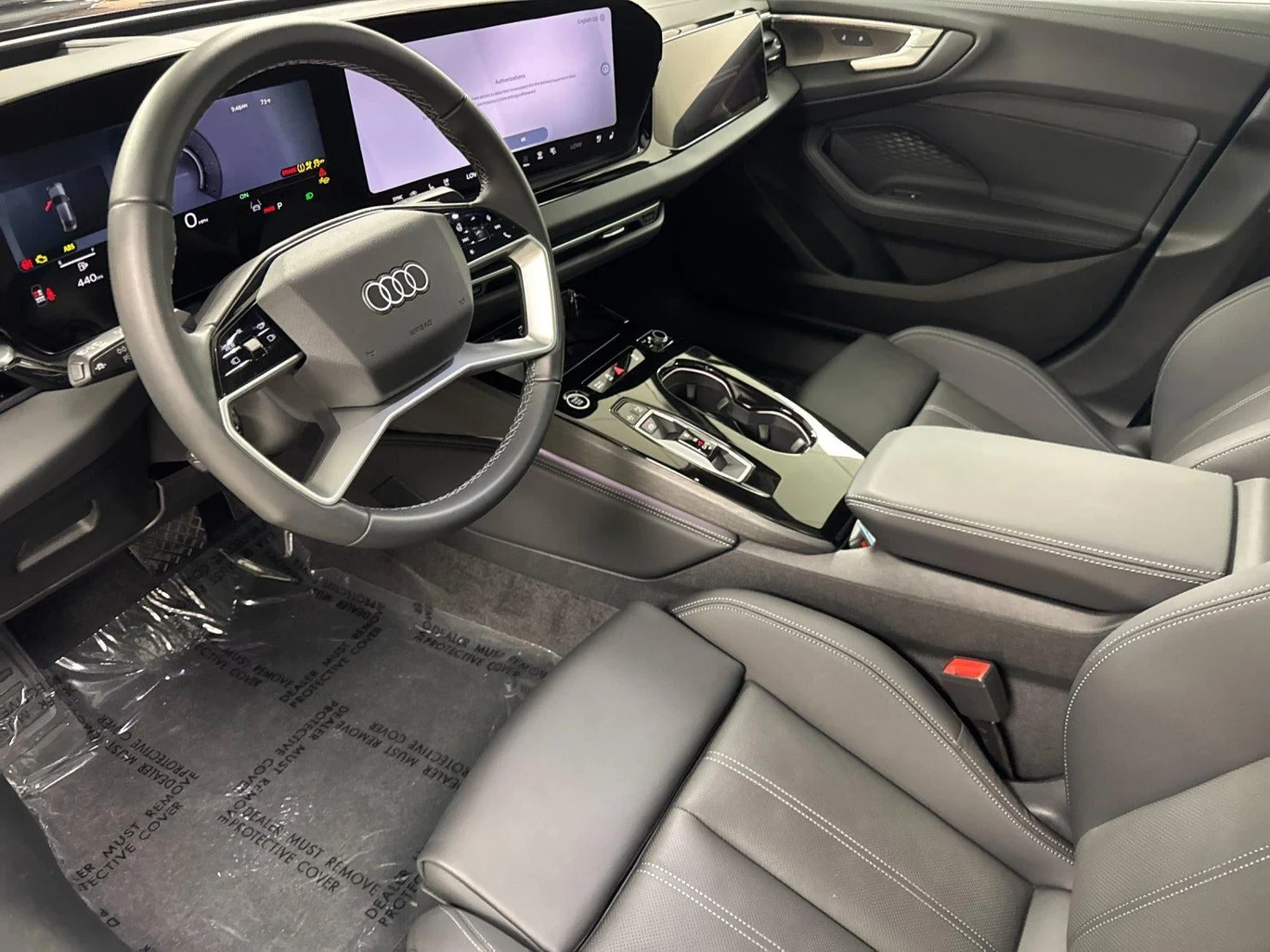 2026 Audi A5 Premium Plus quattro interior, Black leather