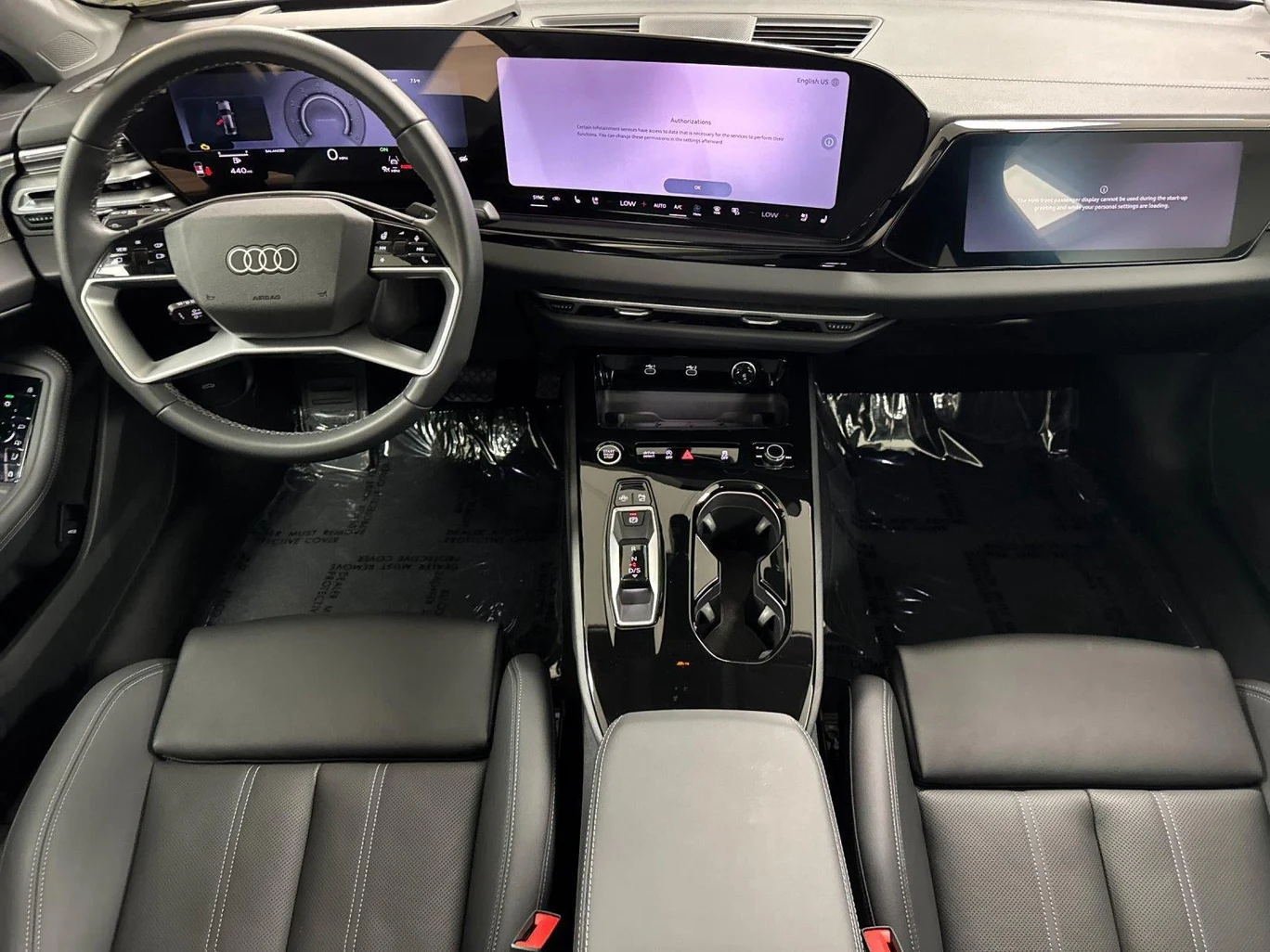 2026 Audi A5 Premium Plus quattro interior, Black leather