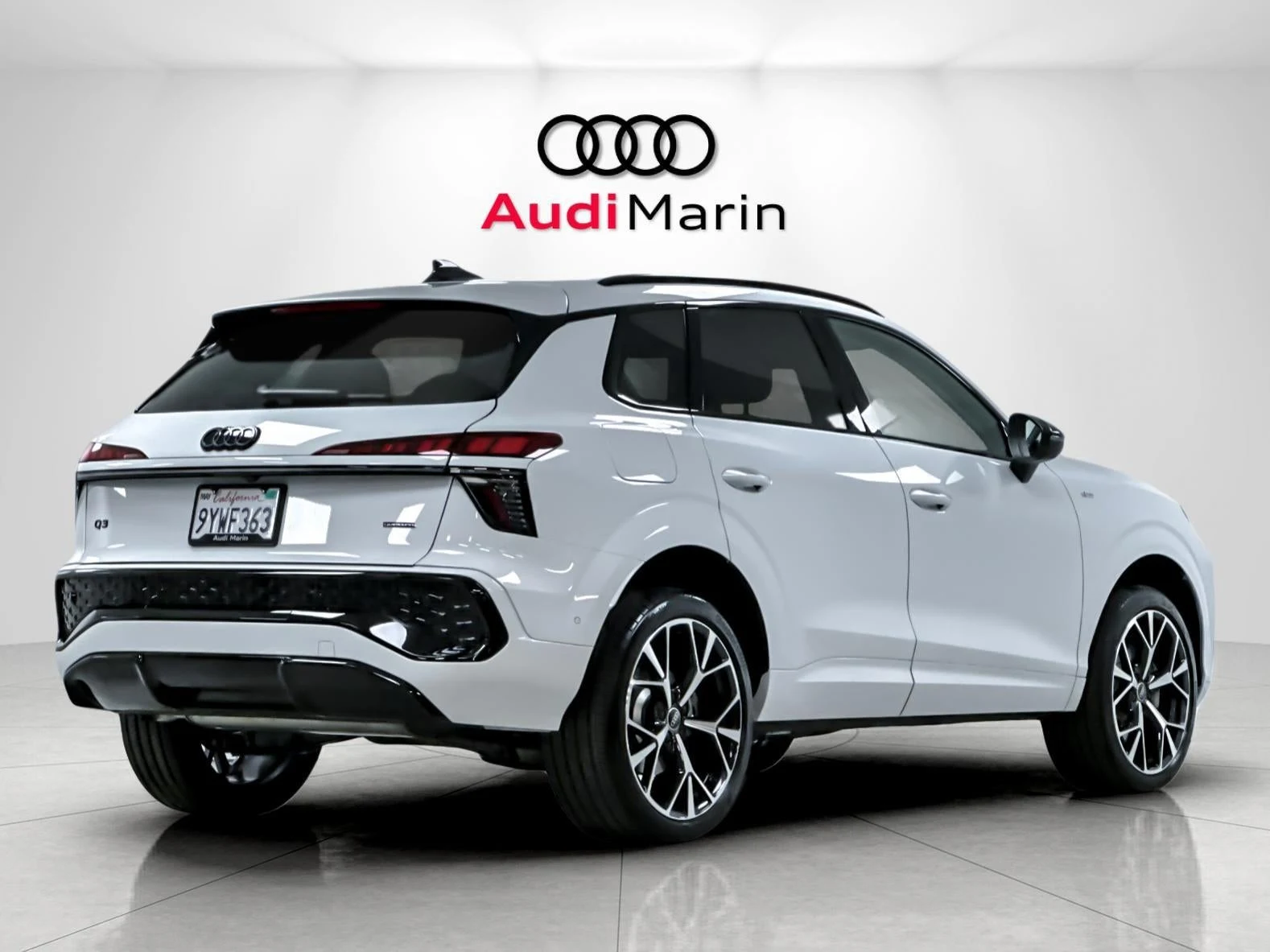 2026 Audi Q3 S line quattro for sale, exterior, Glacier White Metallic