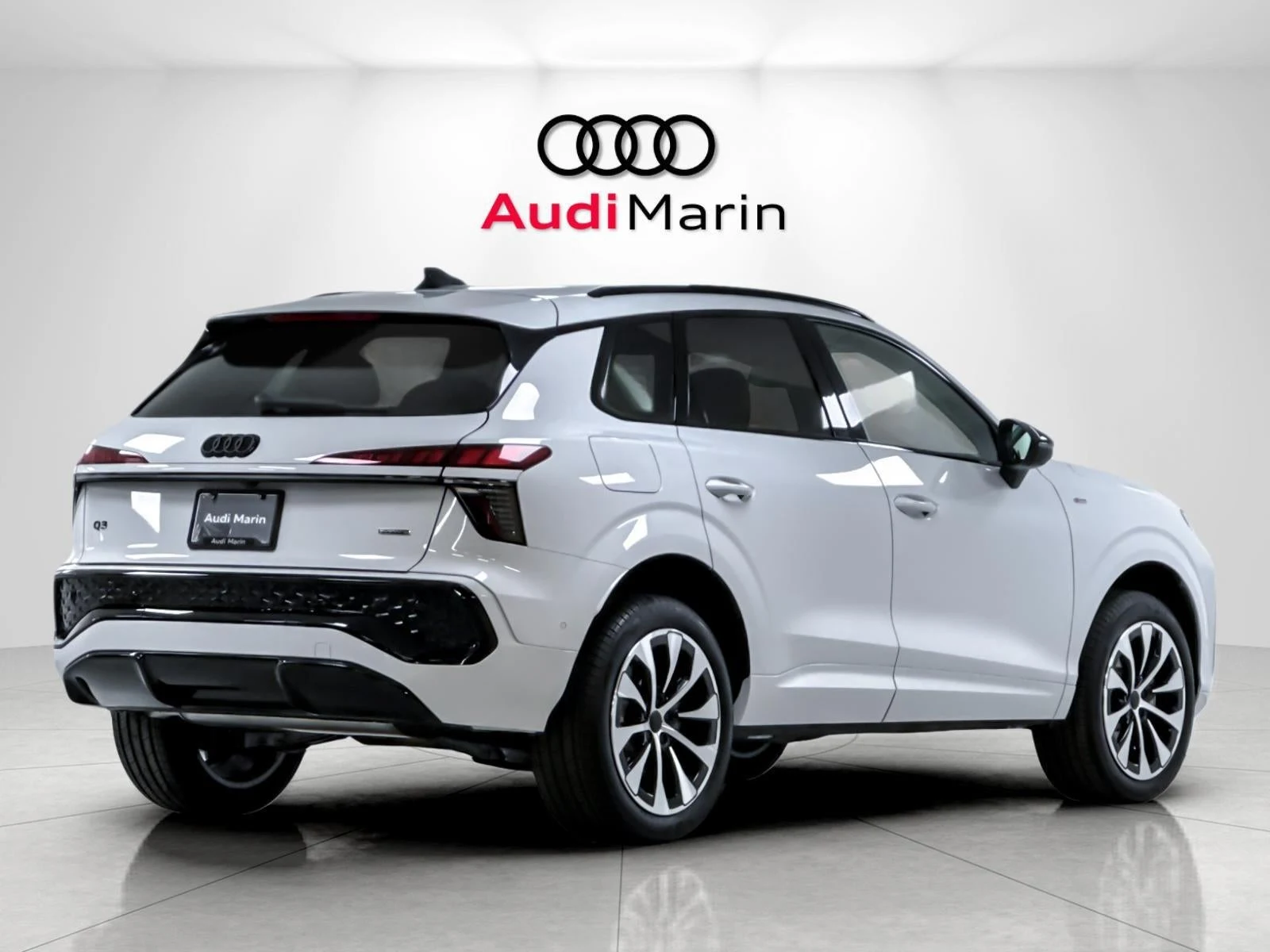 2026 Audi Q3 S line quattro for sale, exterior, Glacier White Metallic