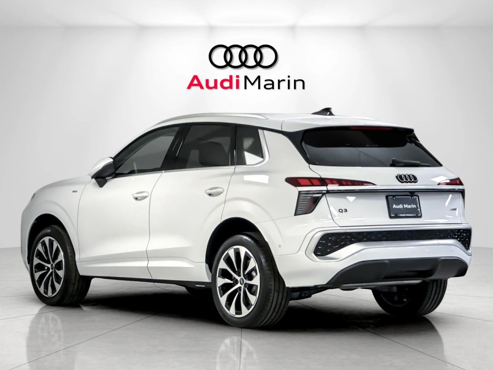2026 Audi Q3 S line quattro for sale, exterior, Glacier White Metallic