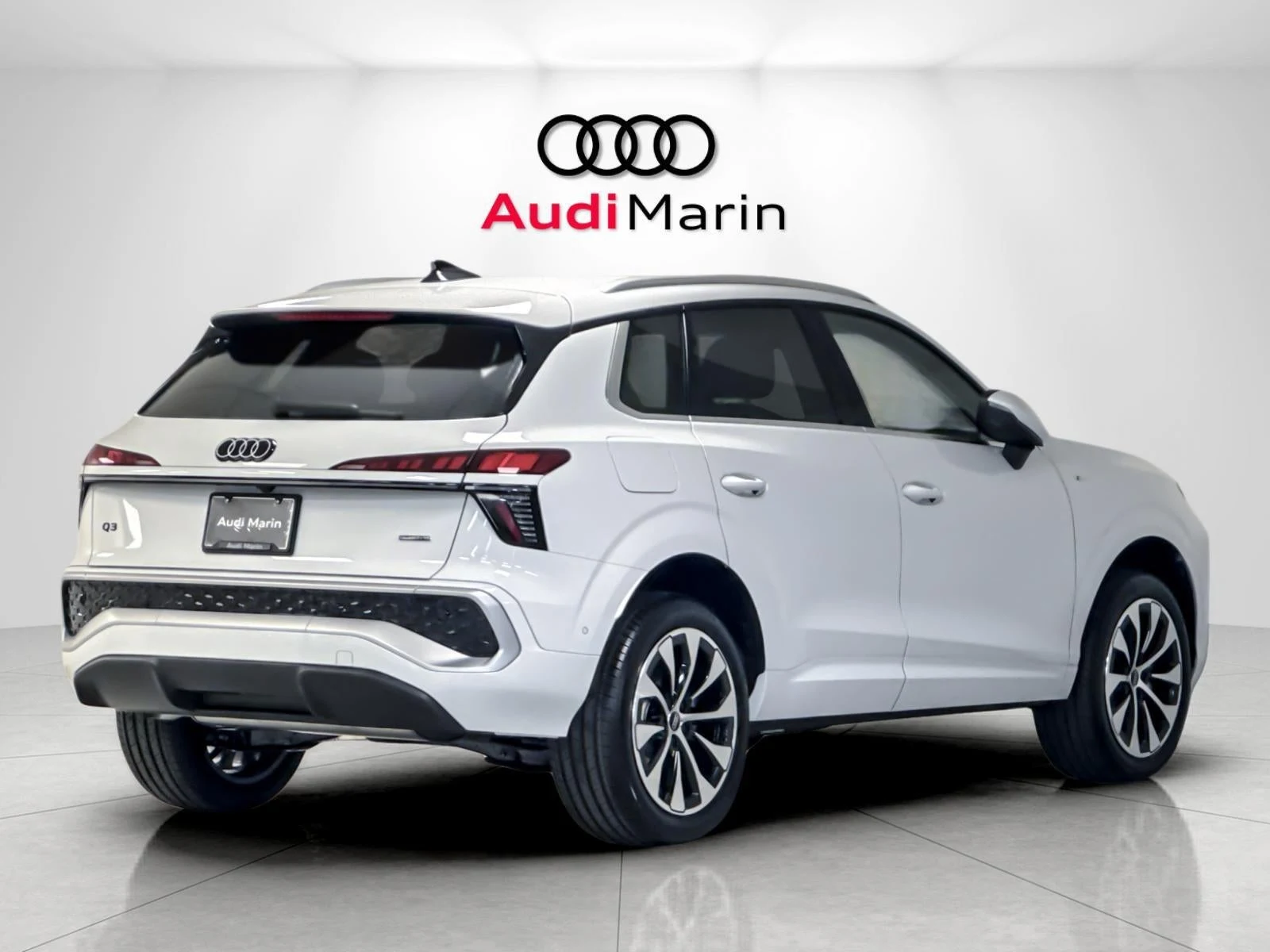 2026 Audi Q3 S line quattro for sale, exterior, Glacier White Metallic