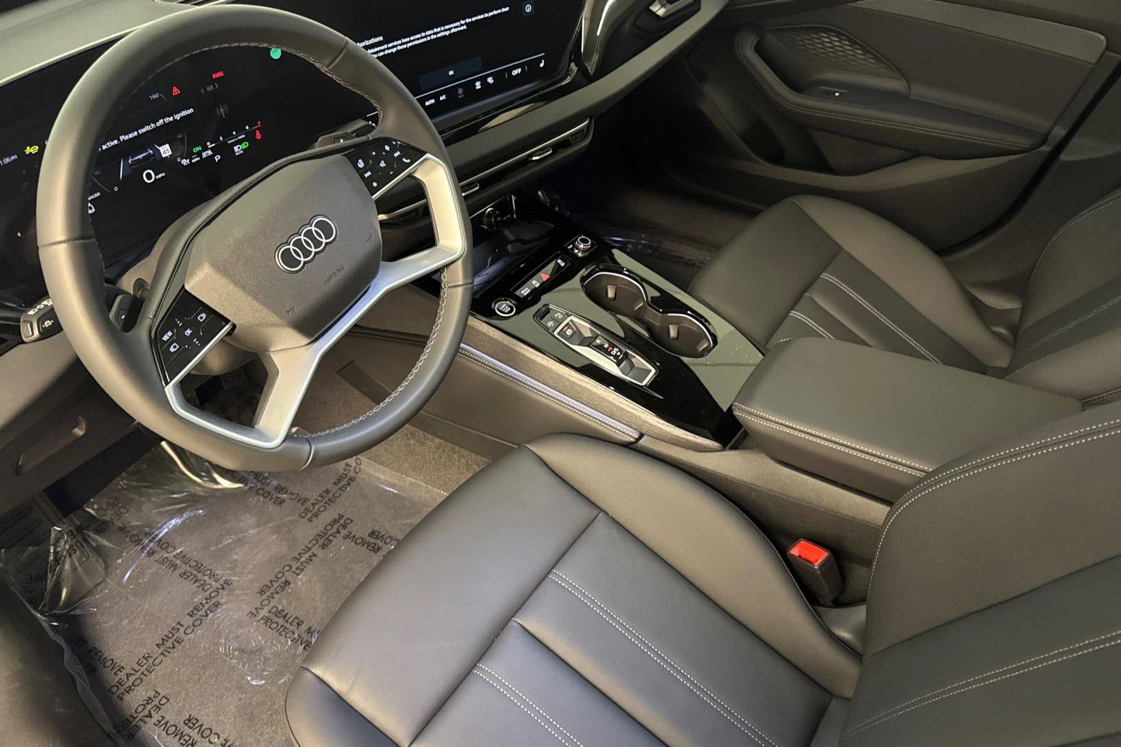 2025 Audi A5 Premium quattro interior, Black leather