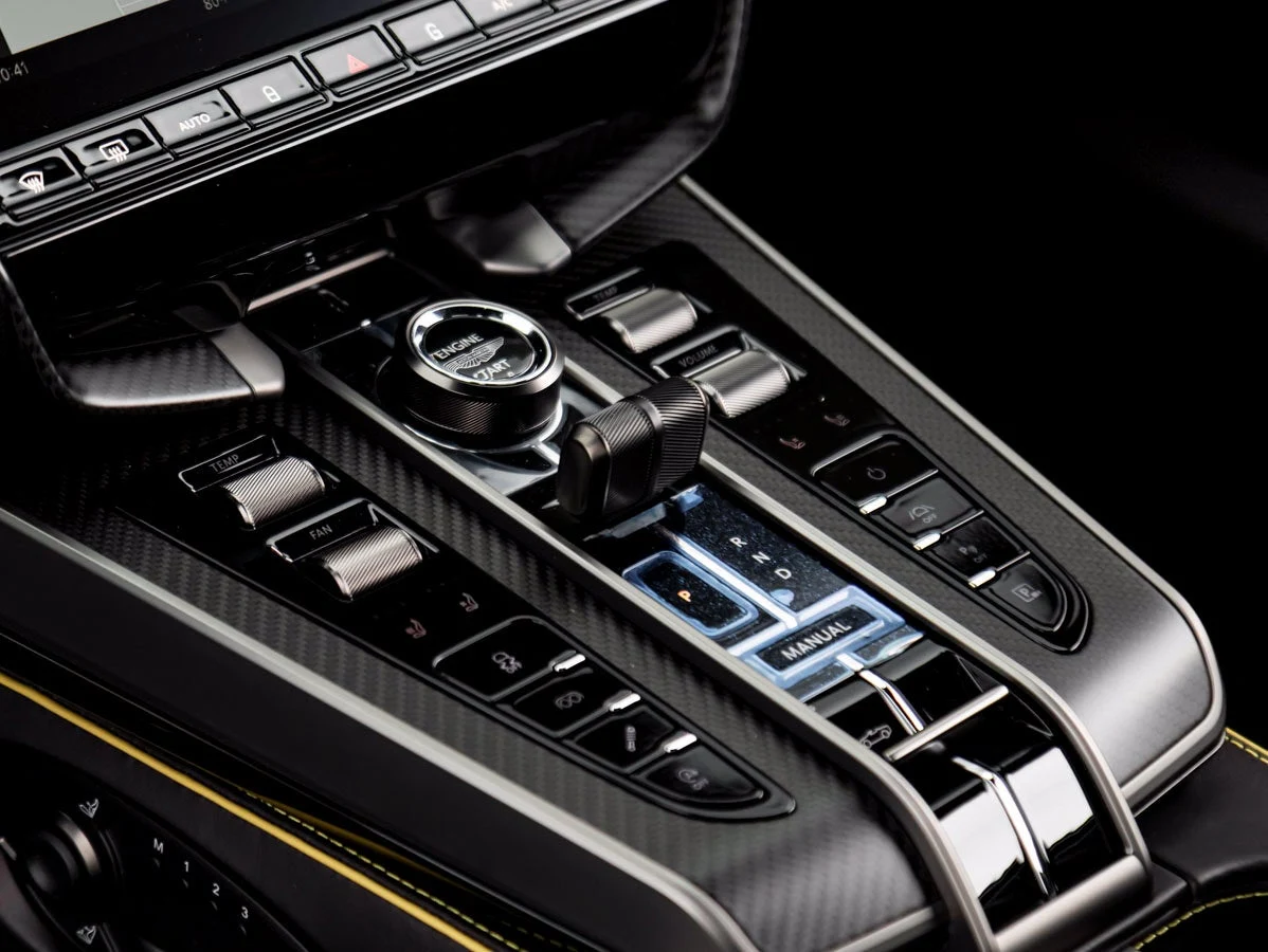 2026 Aston Martin Vanquish Volante interior, center console