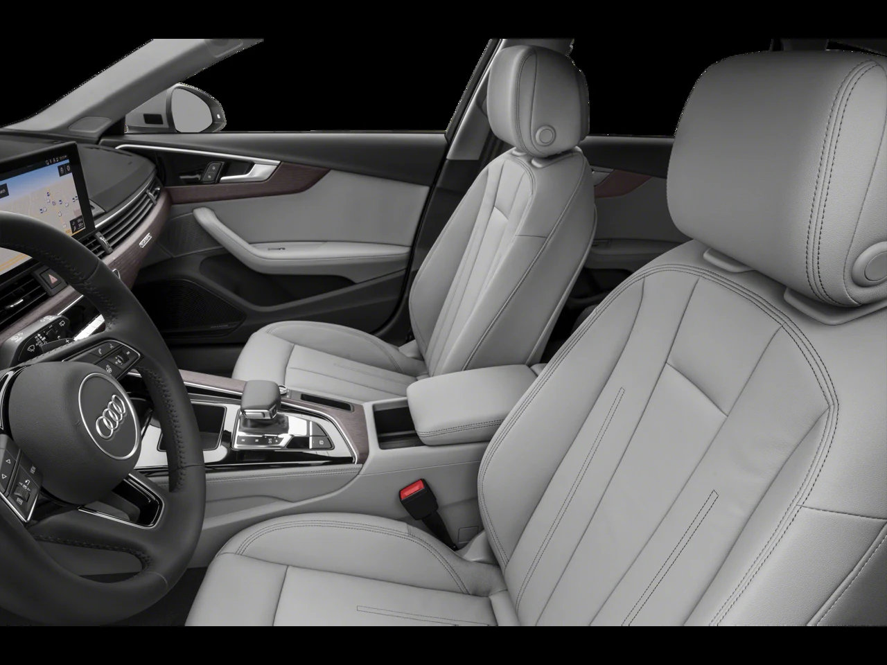 2023 Audi A4 allroad Prestige quattro interior, seats, Black leather